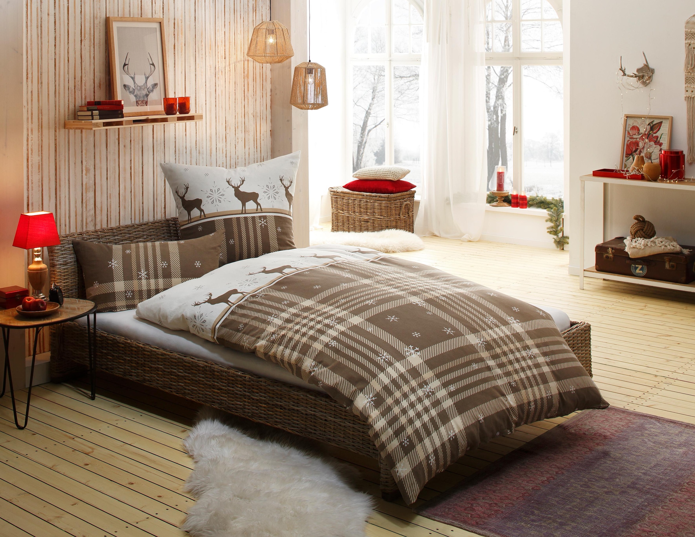 my home Bettwäsche "Wenda" 2 Stk. tlg. in Qualitäten PolyCotton (kühlend) + günstig online kaufen