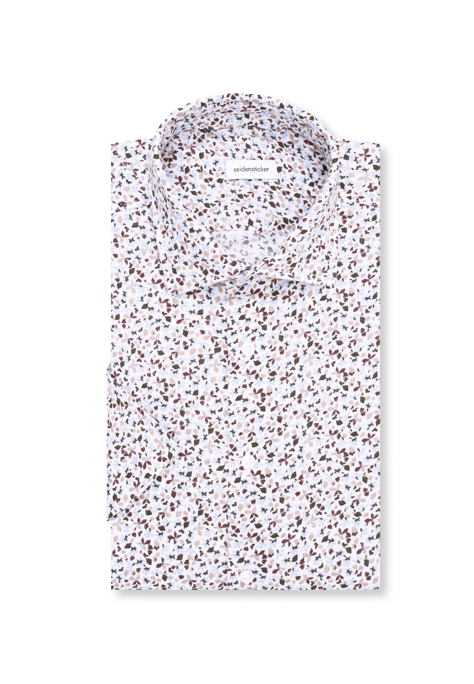 seidensticker Businesshemd »Regular« Regular 1/2 Kentkragen Druck