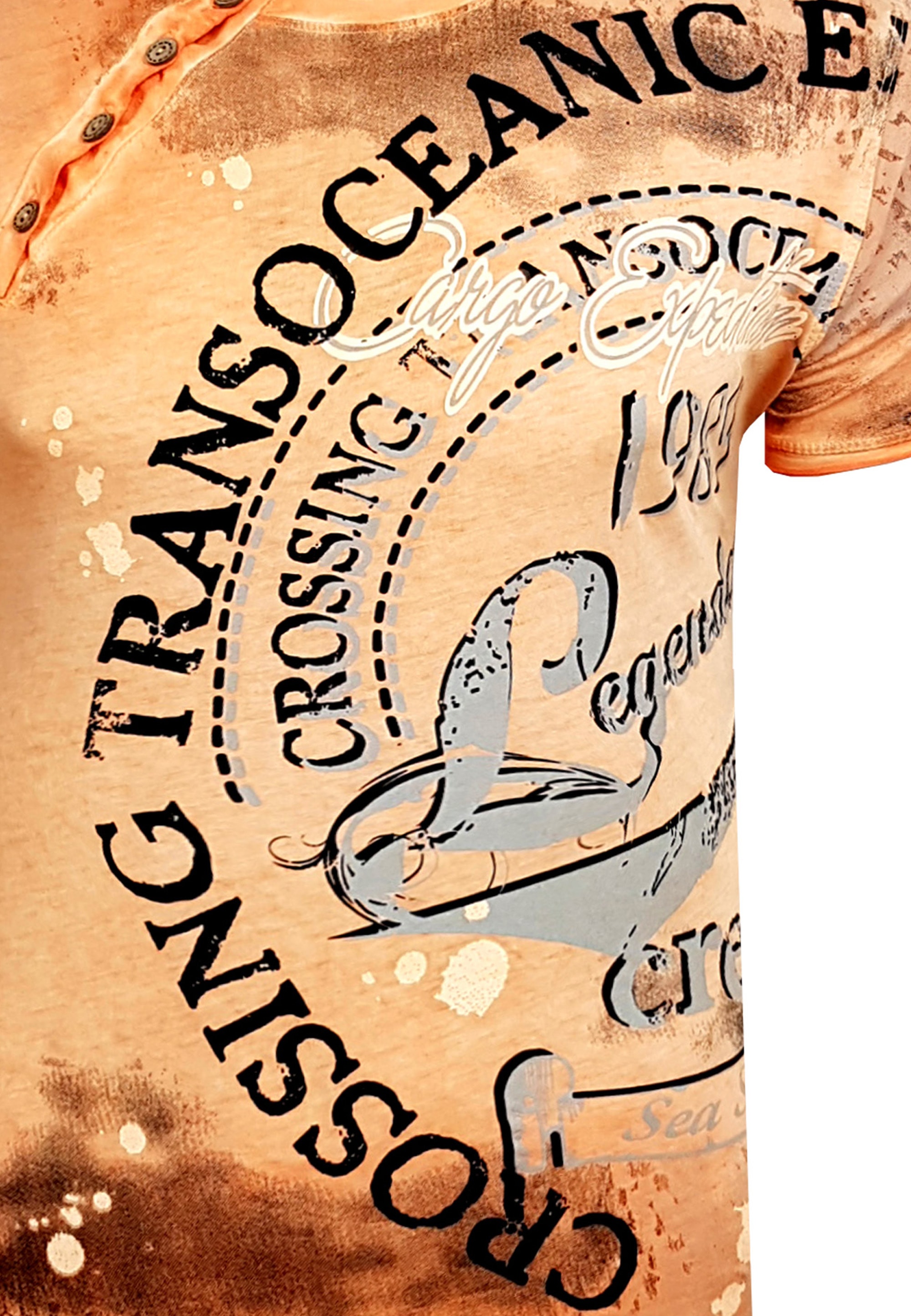 Rusty Neal T-Shirt, mit plakativem Frontprint