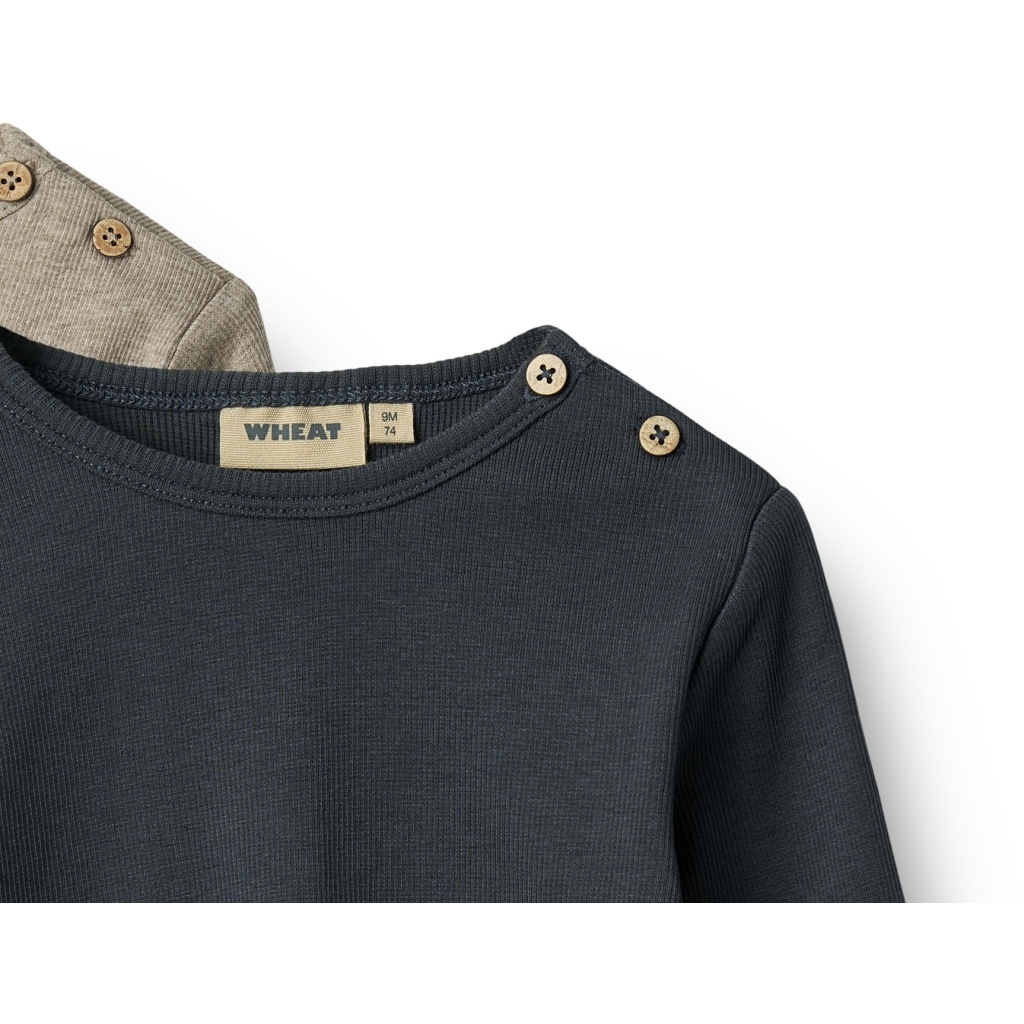 WHEAT Langarmshirt »Wheat T-Shirt 2er Pack Doppelpack L/S Milo«