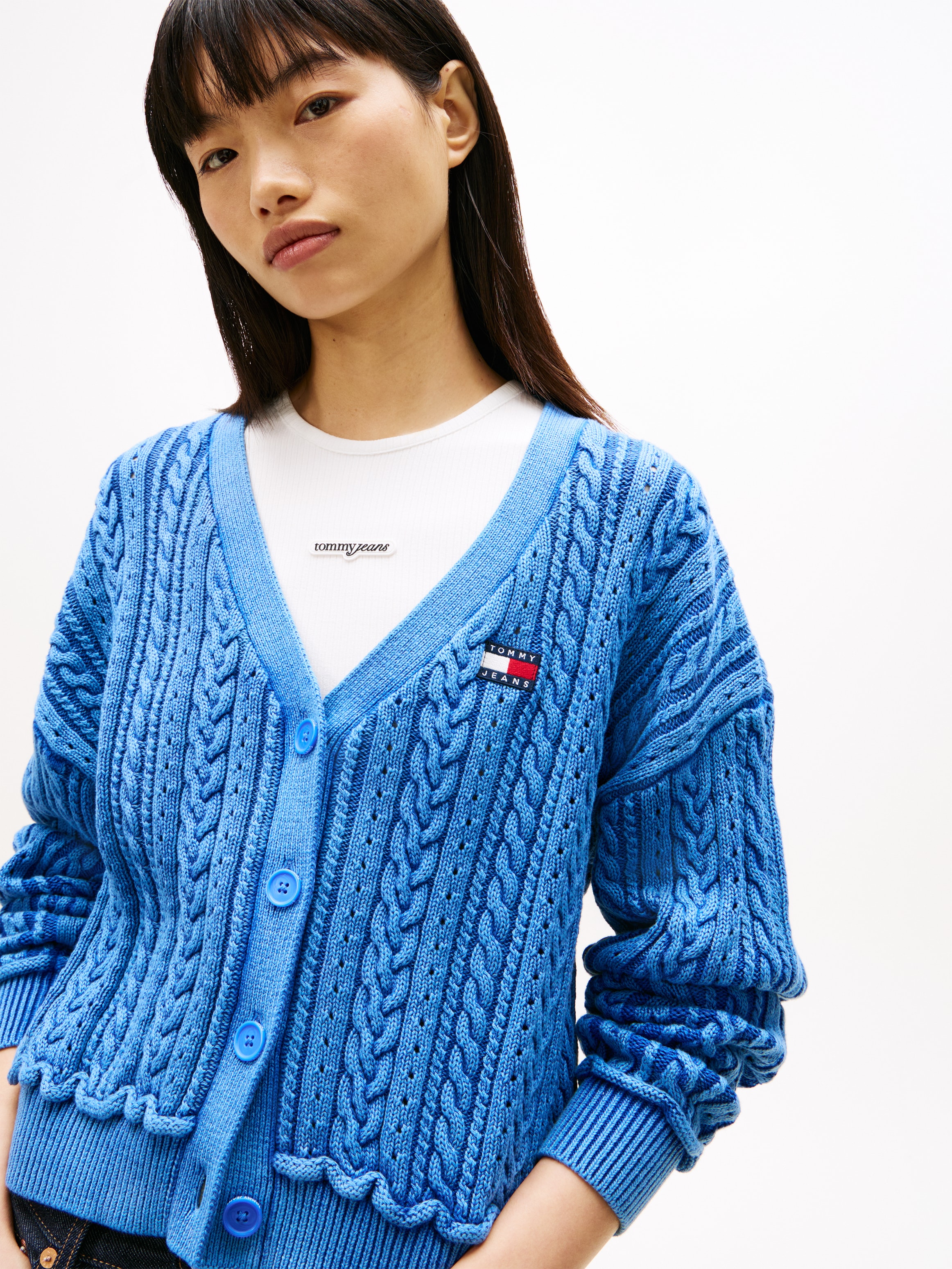 Tommy Jeans Strickjacke »TJW BOXY GMD CARDIGAN«