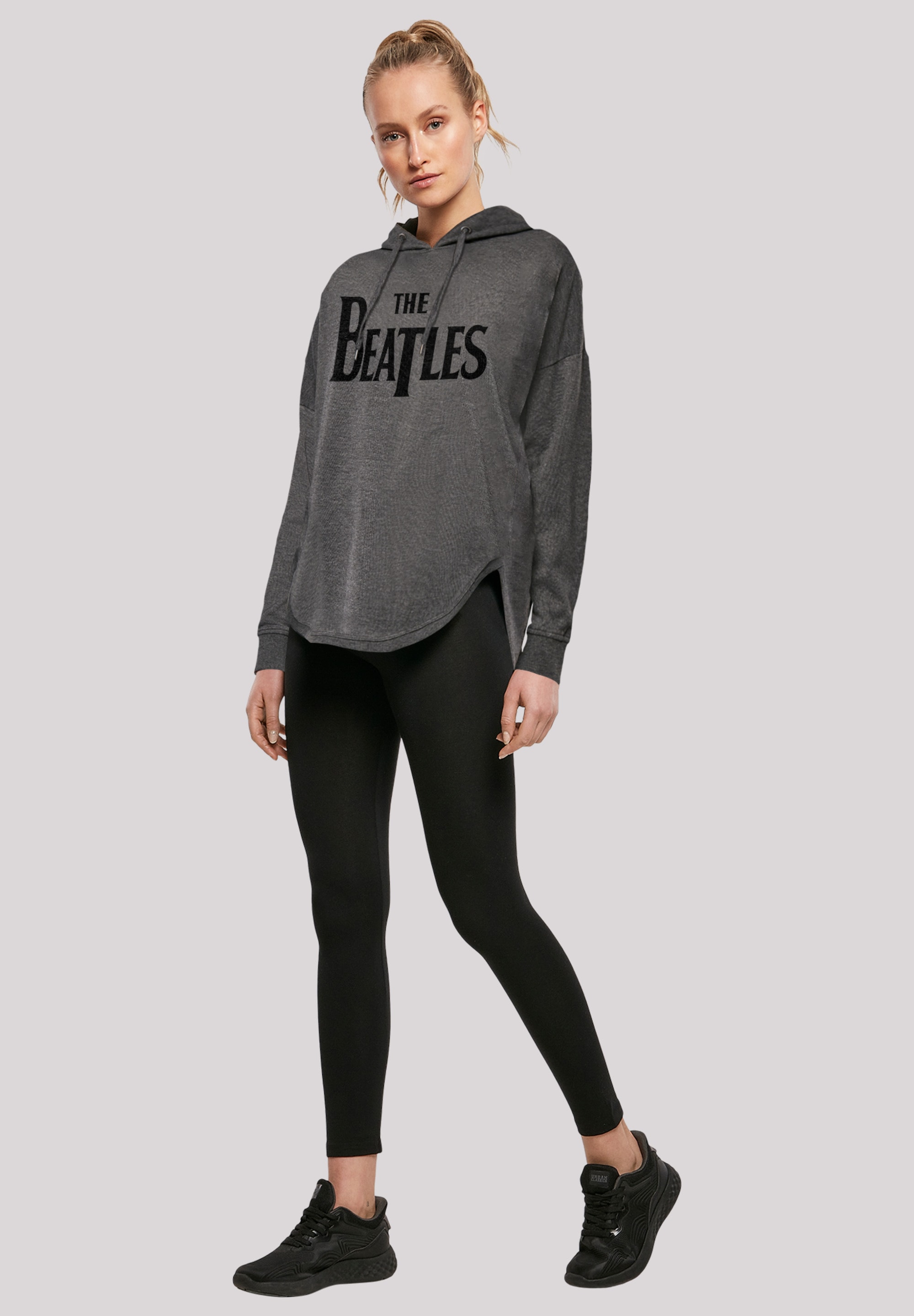 F4NT4STIC Kapuzenpullover »The Beatles Band Drop T Logo Black«, Print