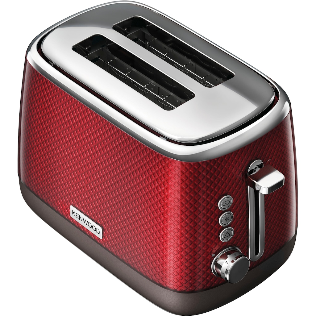 KENWOOD Toaster »Mesmerine TCM811.RD«, 2 kurze Schlitze, für 2 Scheiben, 1000 W