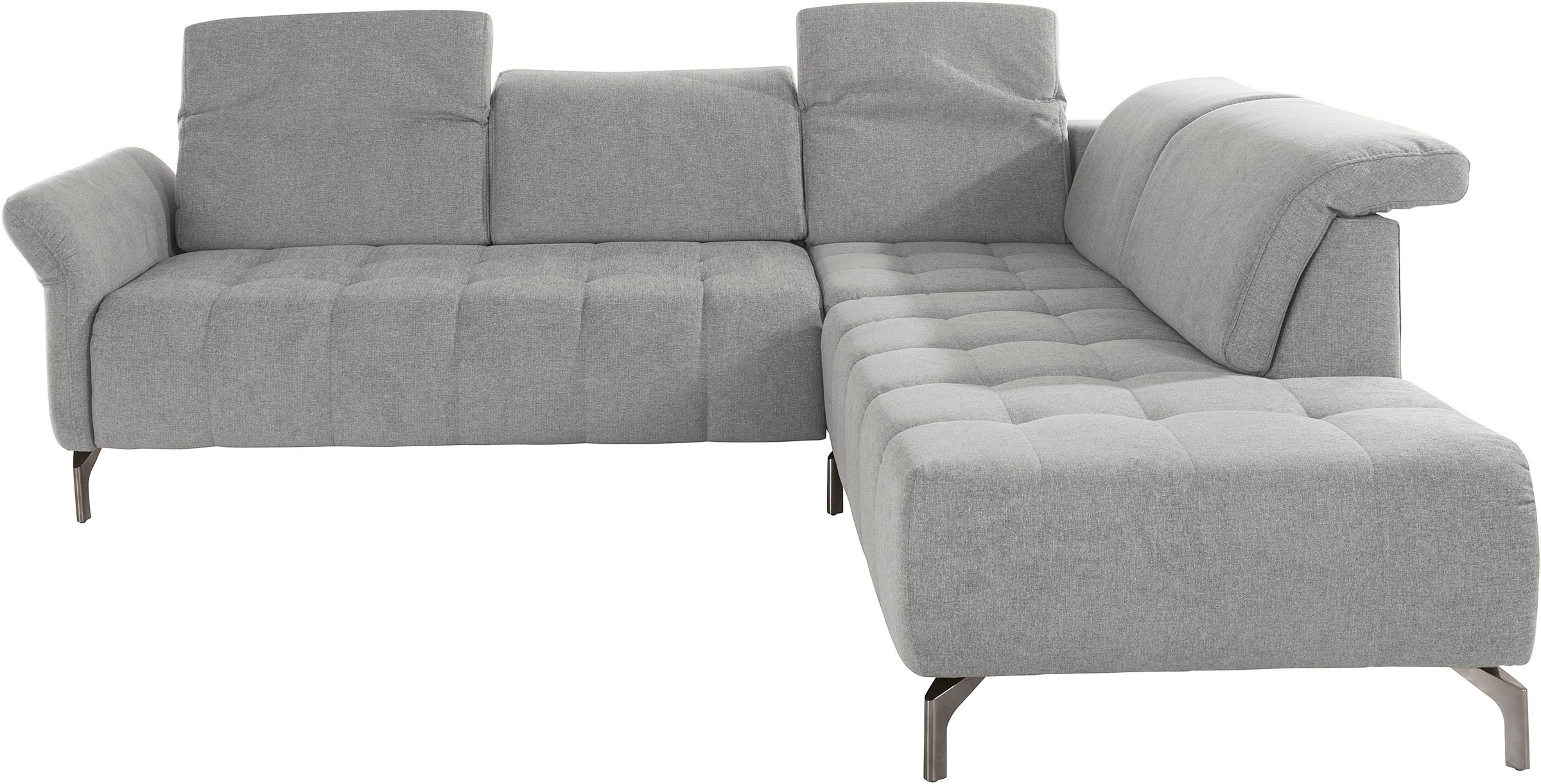 Home affaire Ecksofa "Fresh L-Form" Federkern, wahlweise Kopfteilverstellun günstig online kaufen