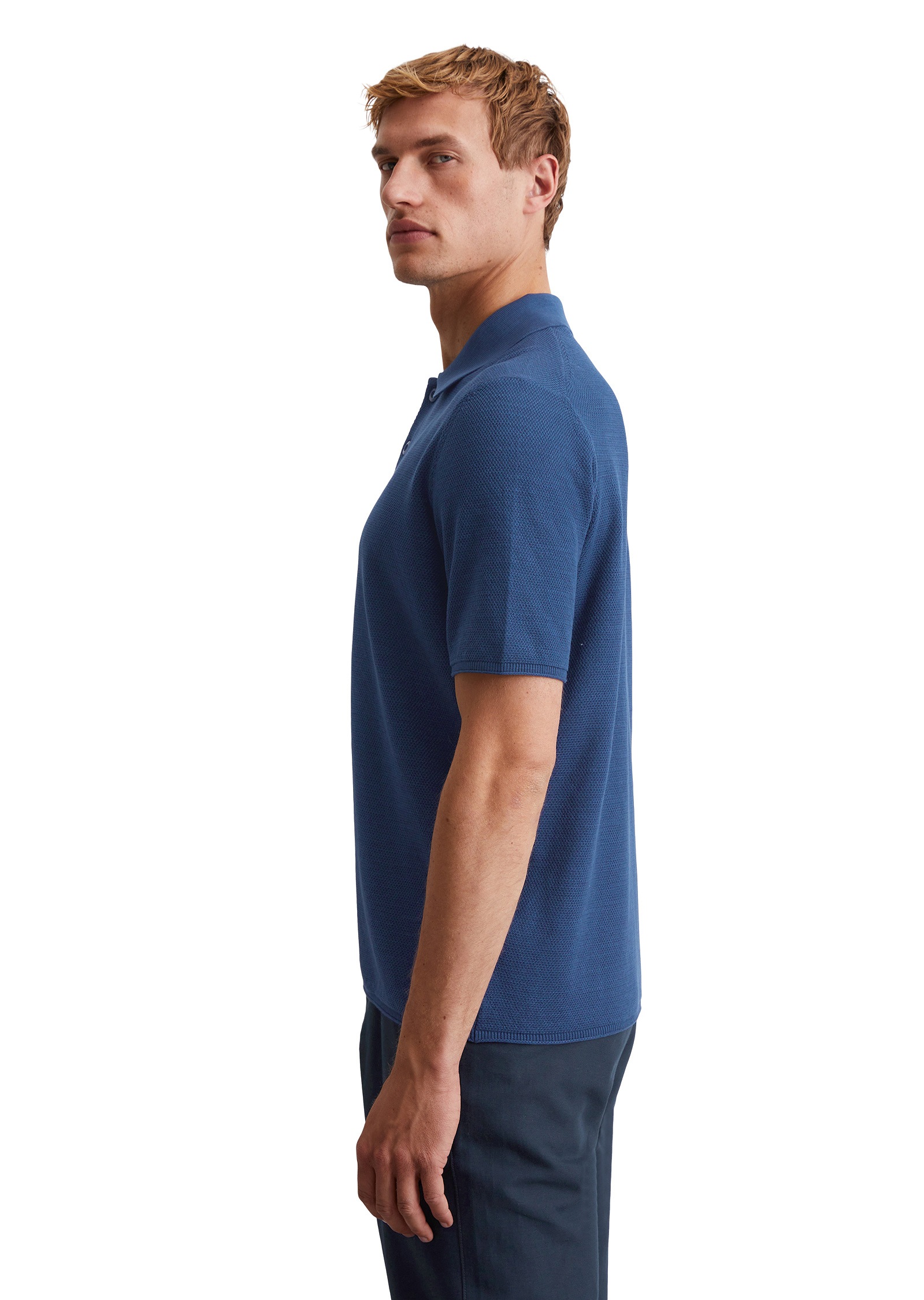 Marc O'Polo Kurzarmpullover »aus reiner Bio-Baumwolle«