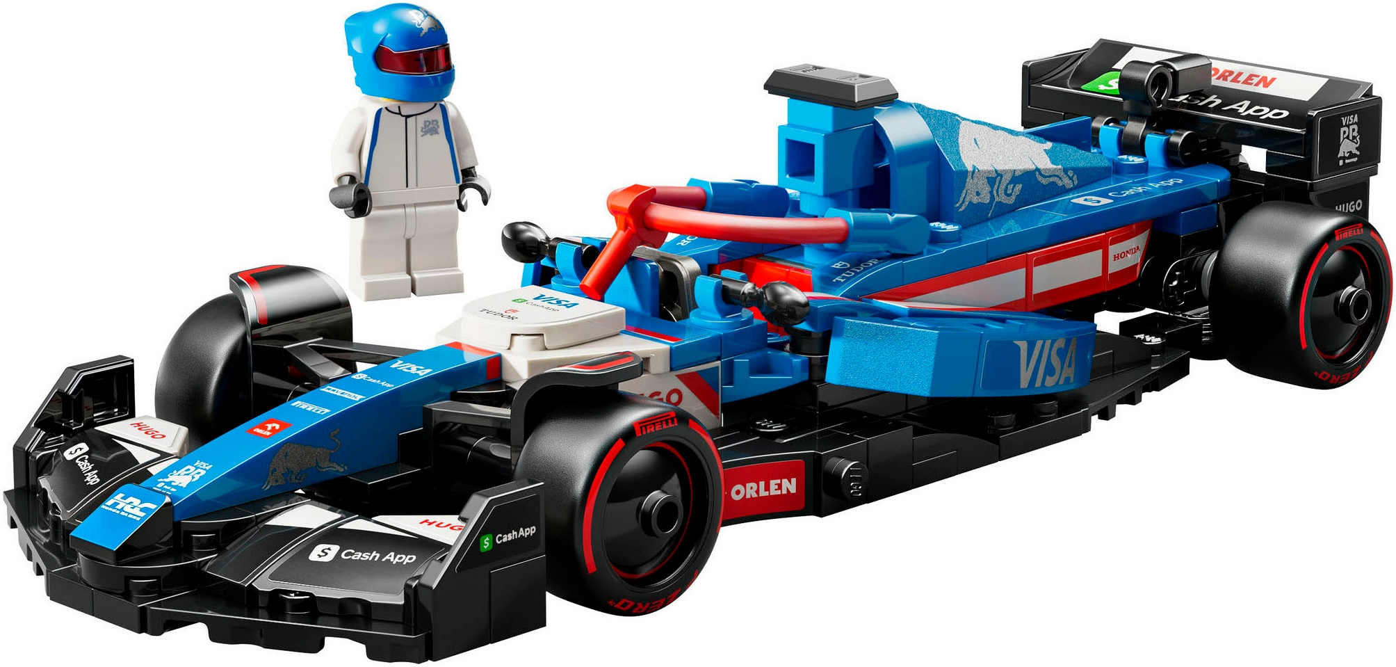 LEGO® Konstruktionsspielsteine »Visa Cash App RB VCARB 01 F1® Rennauto (77246), LEGO® Speed Champions«, (248 St.), Made in Europe