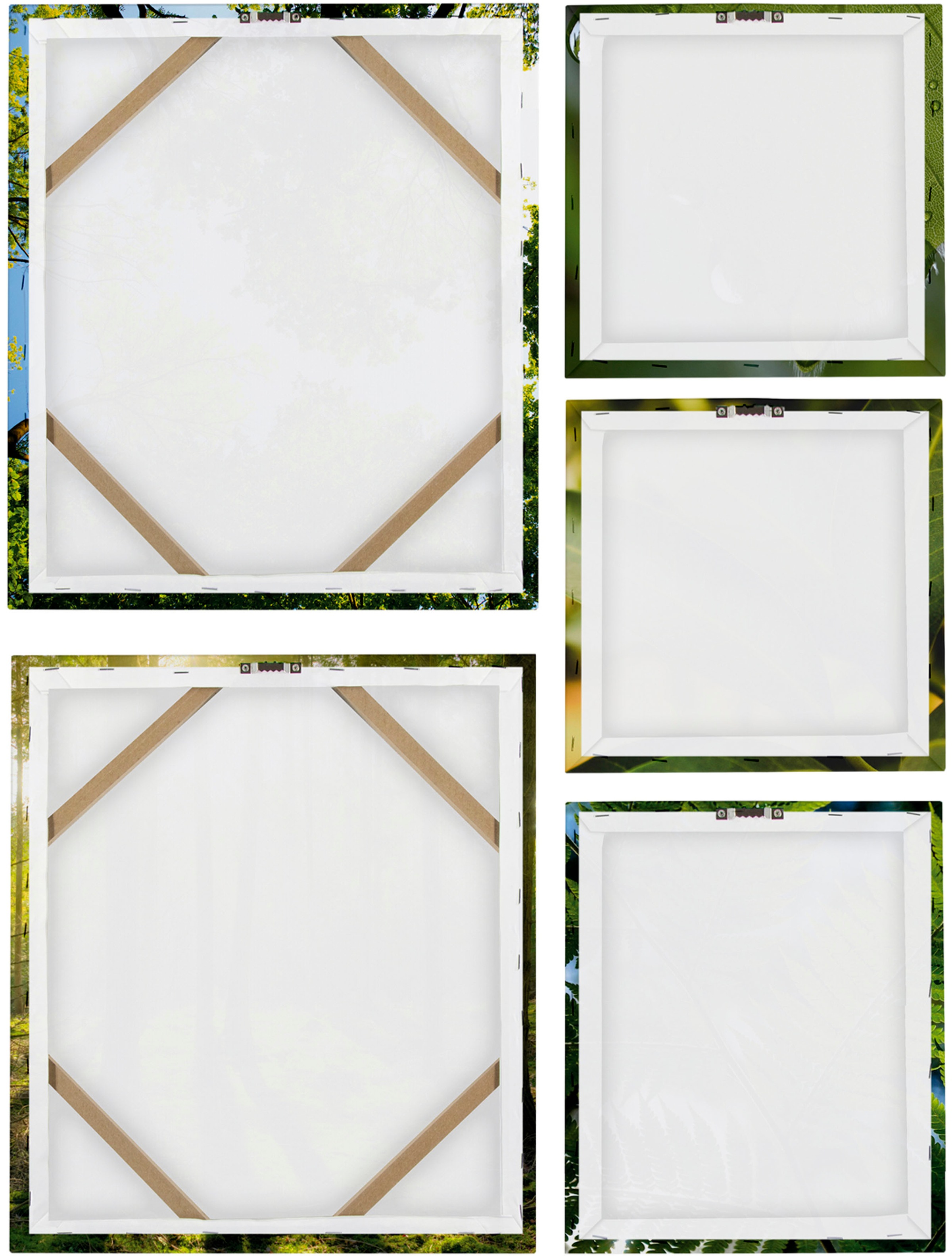 Art for the home Leinwandbild »Pure Natur«, Landschaft, (Set)