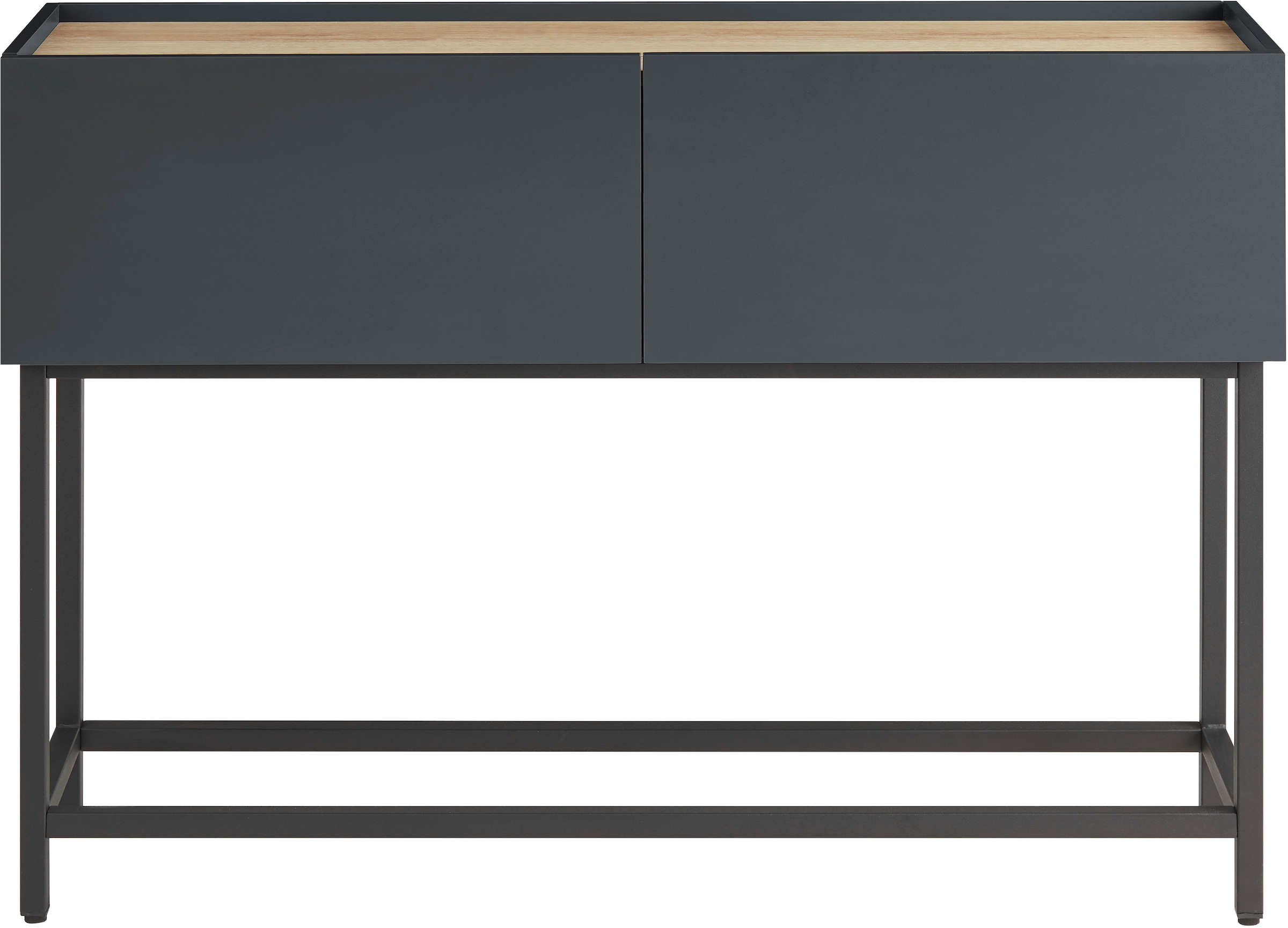 OTTO home Konsolentisch »Azly«, pflegeleichte Melaminoberfläche, Metallgestell, Breite 120 cm