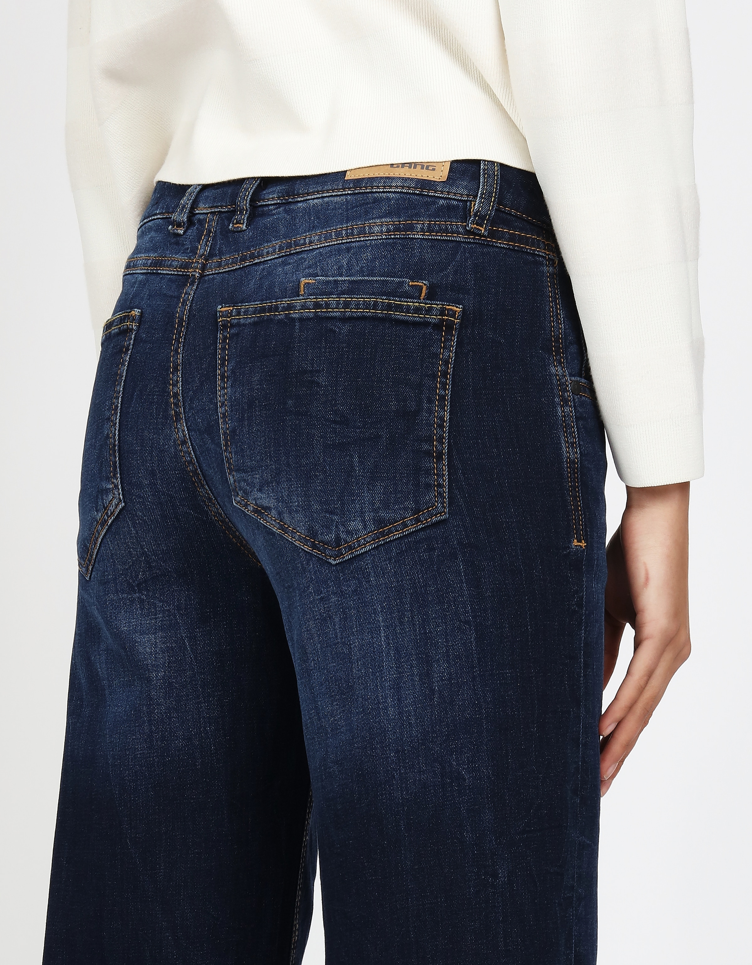 GANG Straight-Jeans »94RIVER« mit zusätzlicher kleiner Gesäßtasche