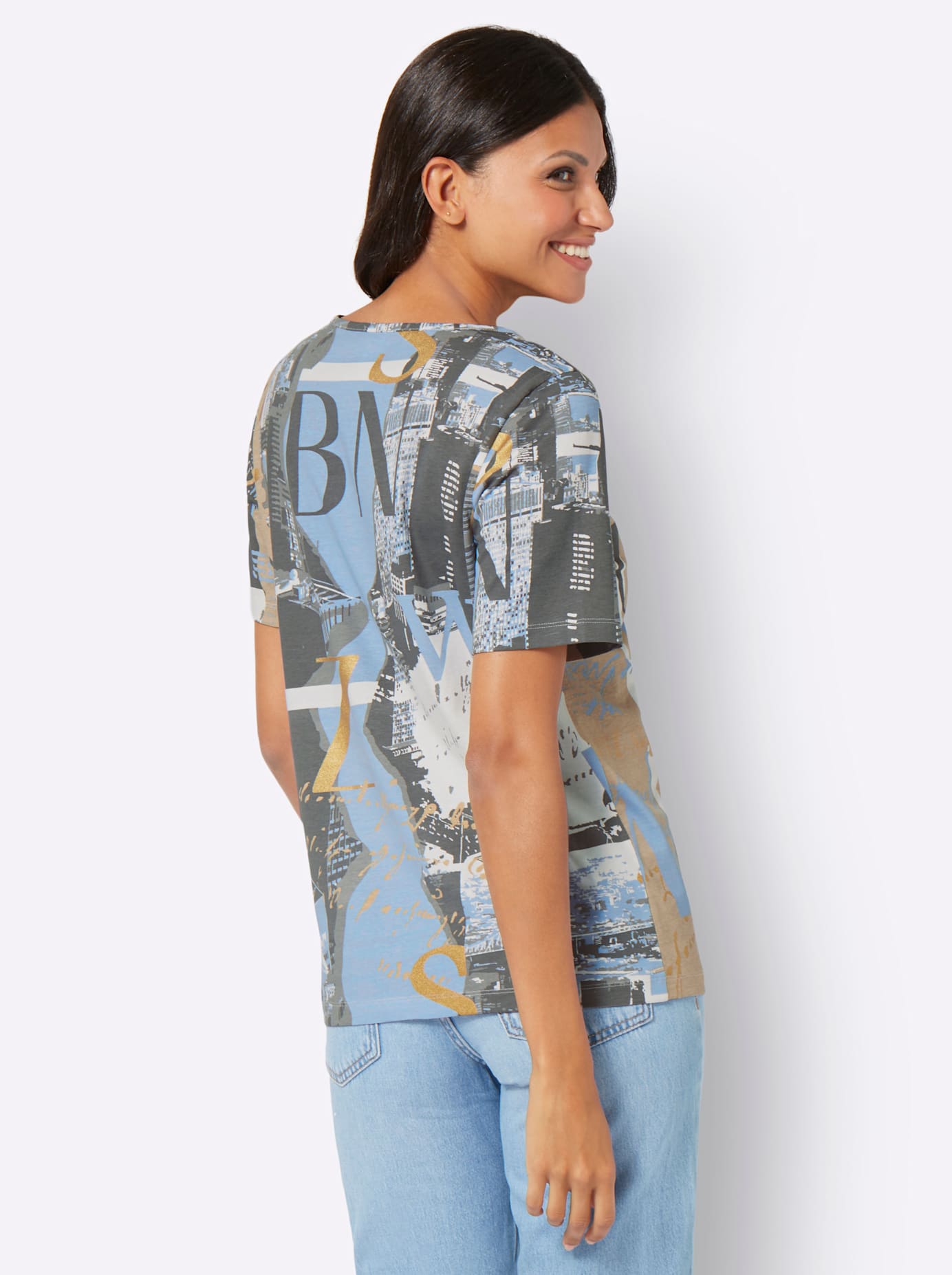 Thumbnail - Classic Basics Kurzarmshirt "Rundhals-Shirt", (1 tlg.)