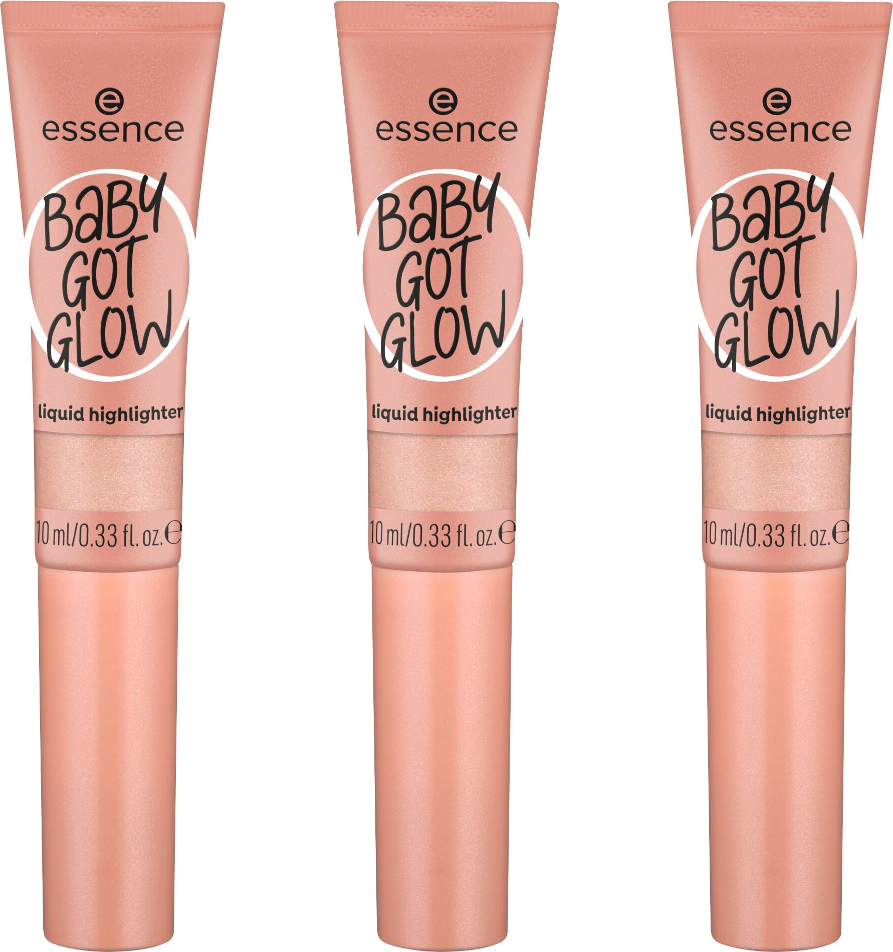 Highlighter »BABY GOT GLOW liquid highlighter«, (3er Pack), mit Sponge-Applikator