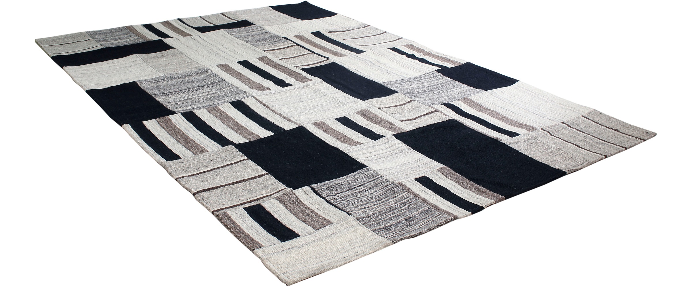 Kayoom Teppich »Radical 325«, rechteckig, 15 mm Höhe, Handgewebter Jacquard Kilim, hochwertige Materialmischung.