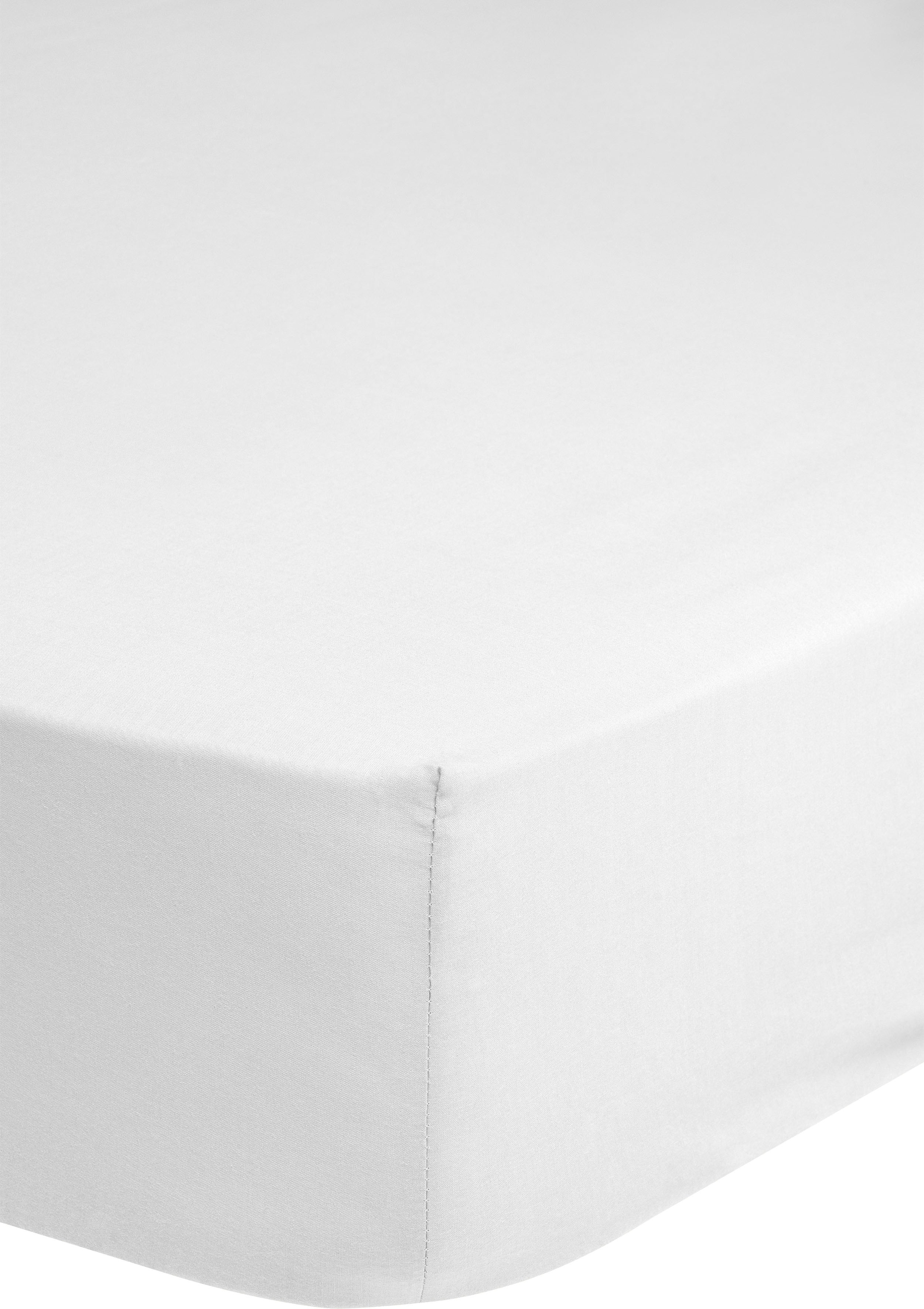 good morning "Renforcé Good Morning" 100% Baumwolle, Renforcé, Rundumgummi, bis 25 cm höhe, 80x200, Weiß