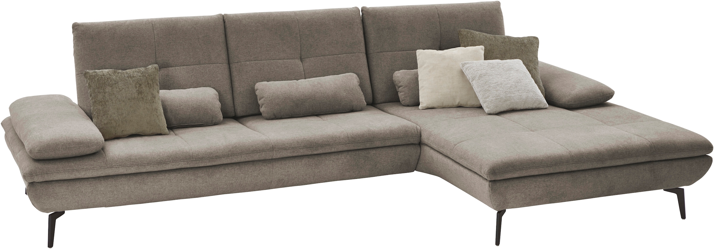 Die PlanBar Ecksofa »MP-IN23002 L-Form«, (2 St.), wahlweise mit Armteil- und Sitztiefenverstellung