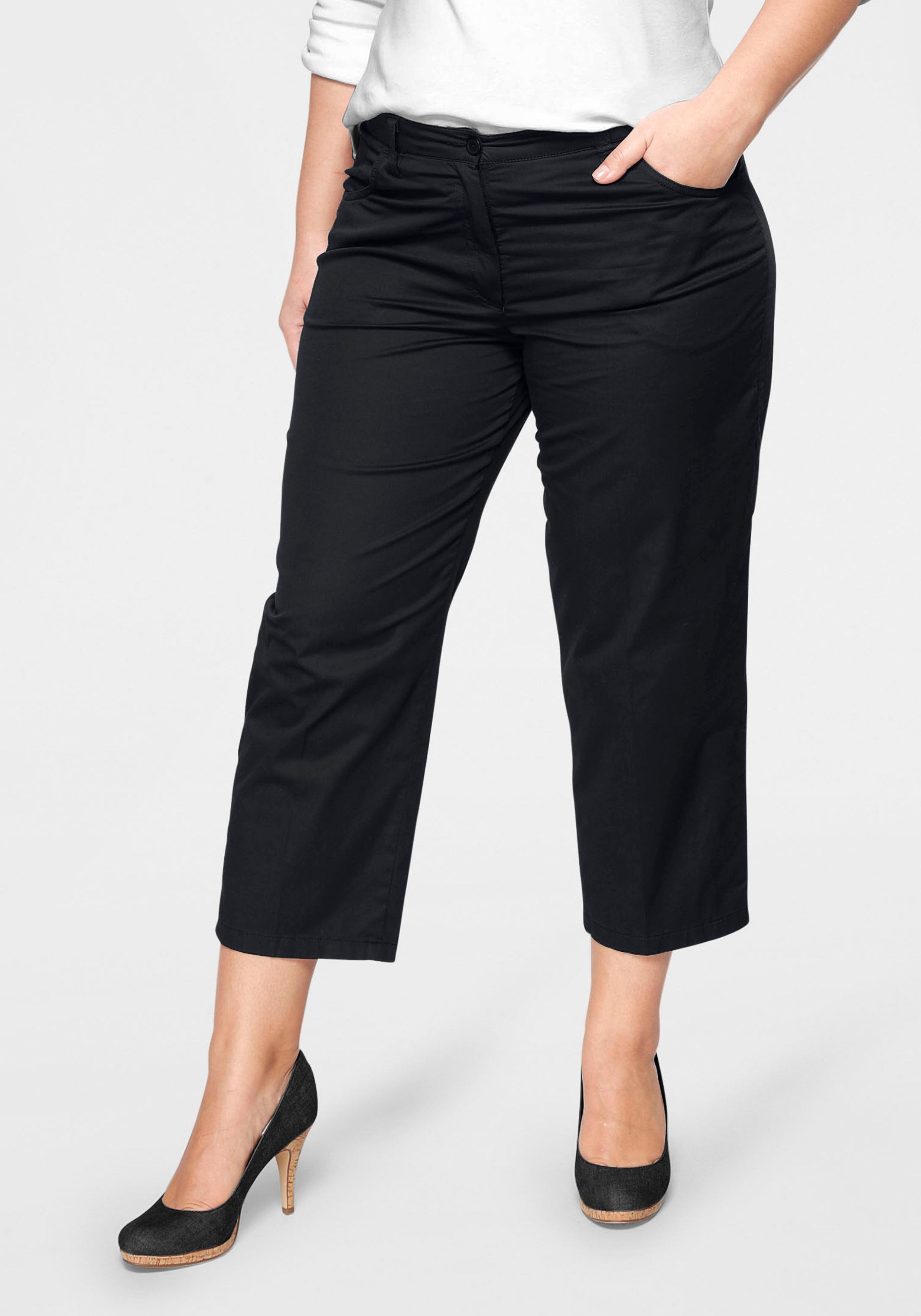 KjBRAND 1100000002199 "Babsie: bequemer Oberschenkel" Sommerlich, leichter Baumwoll-Stretch