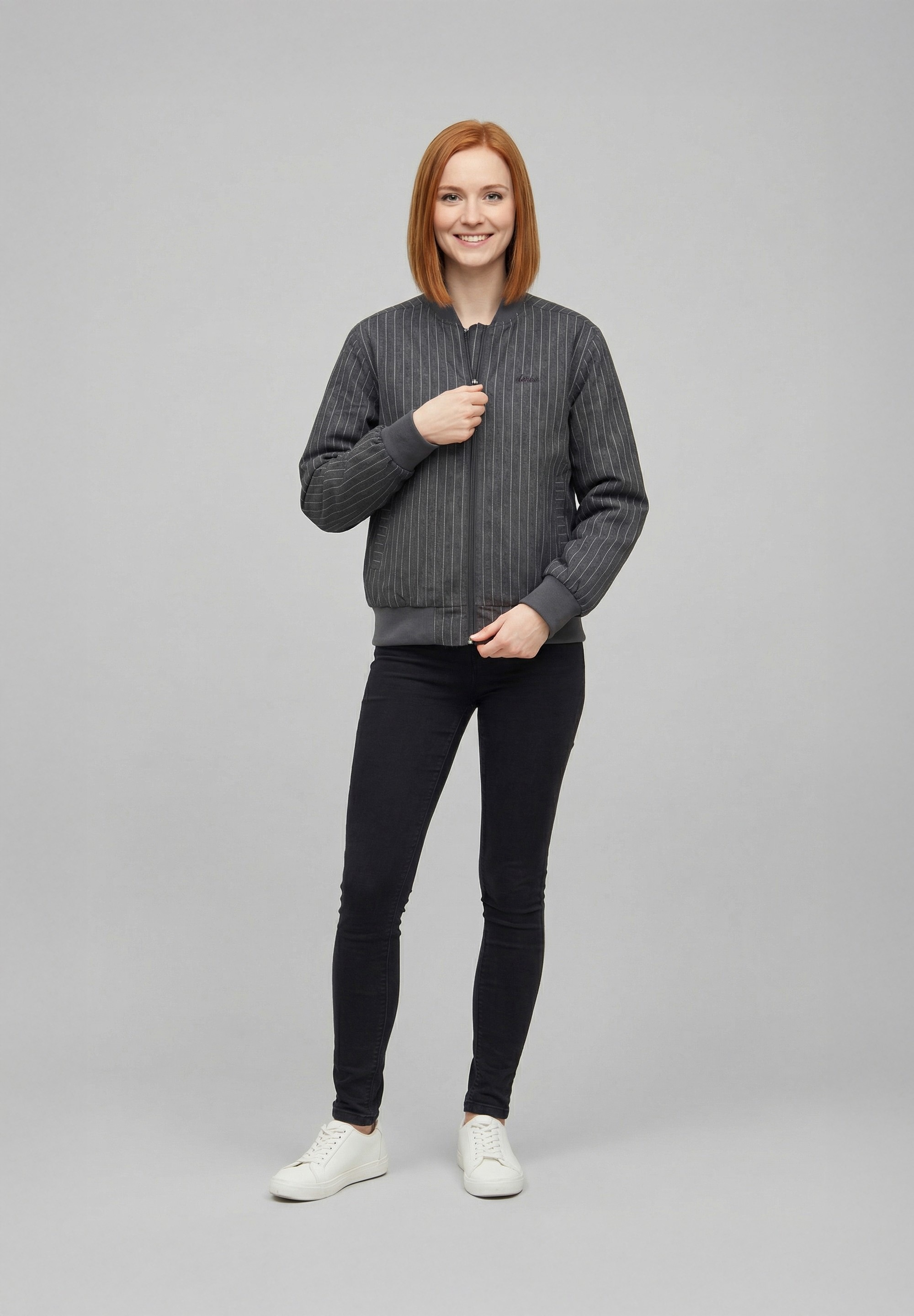 Derbe Anorak »Blousby pinstripe« ohne Kapuze Nadelstreifen Blouson im Casual-Look