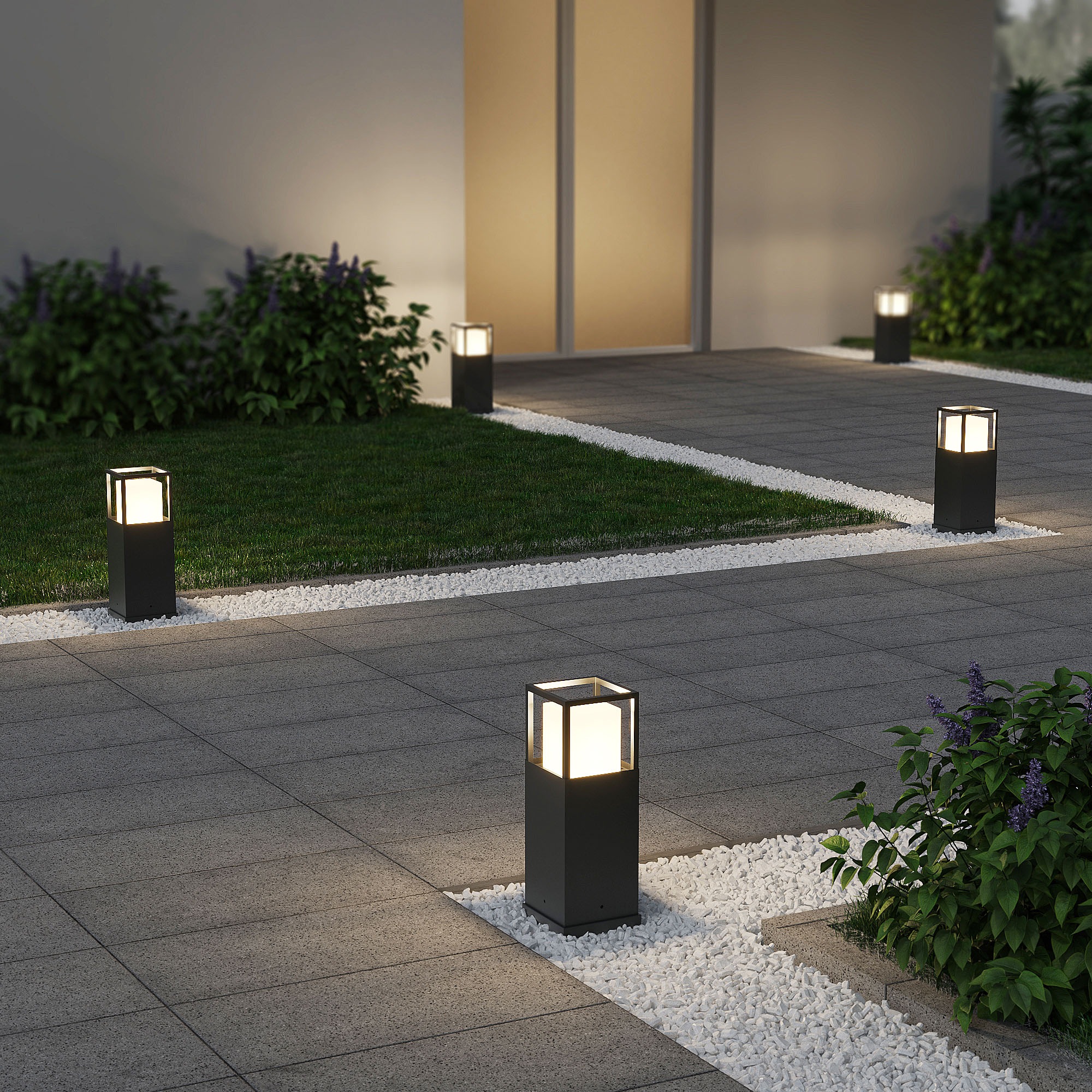 Thumbnail - TRIO Leuchten LED Außen-Stehlampe "WITHAM, Outdoor Garten Stehleuchte Höhe 40cm, 14,5W LED, 1450 Lumen" LED-Board 1 Stk....