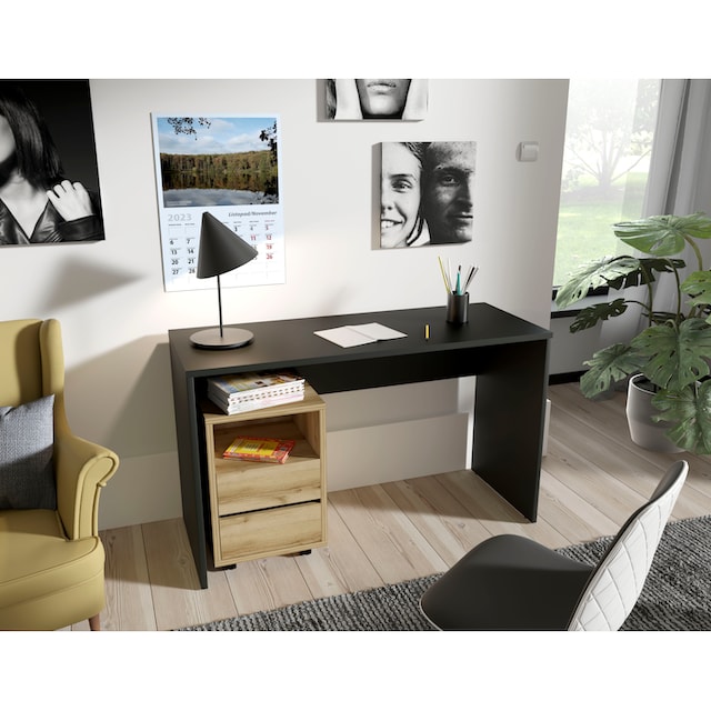 Helvetia Büro-Set »Agapi«, (Set, 2 St.), bestehend aus Schreibtisch und  Rollcontainer im modernen Design | günstig kaufen
