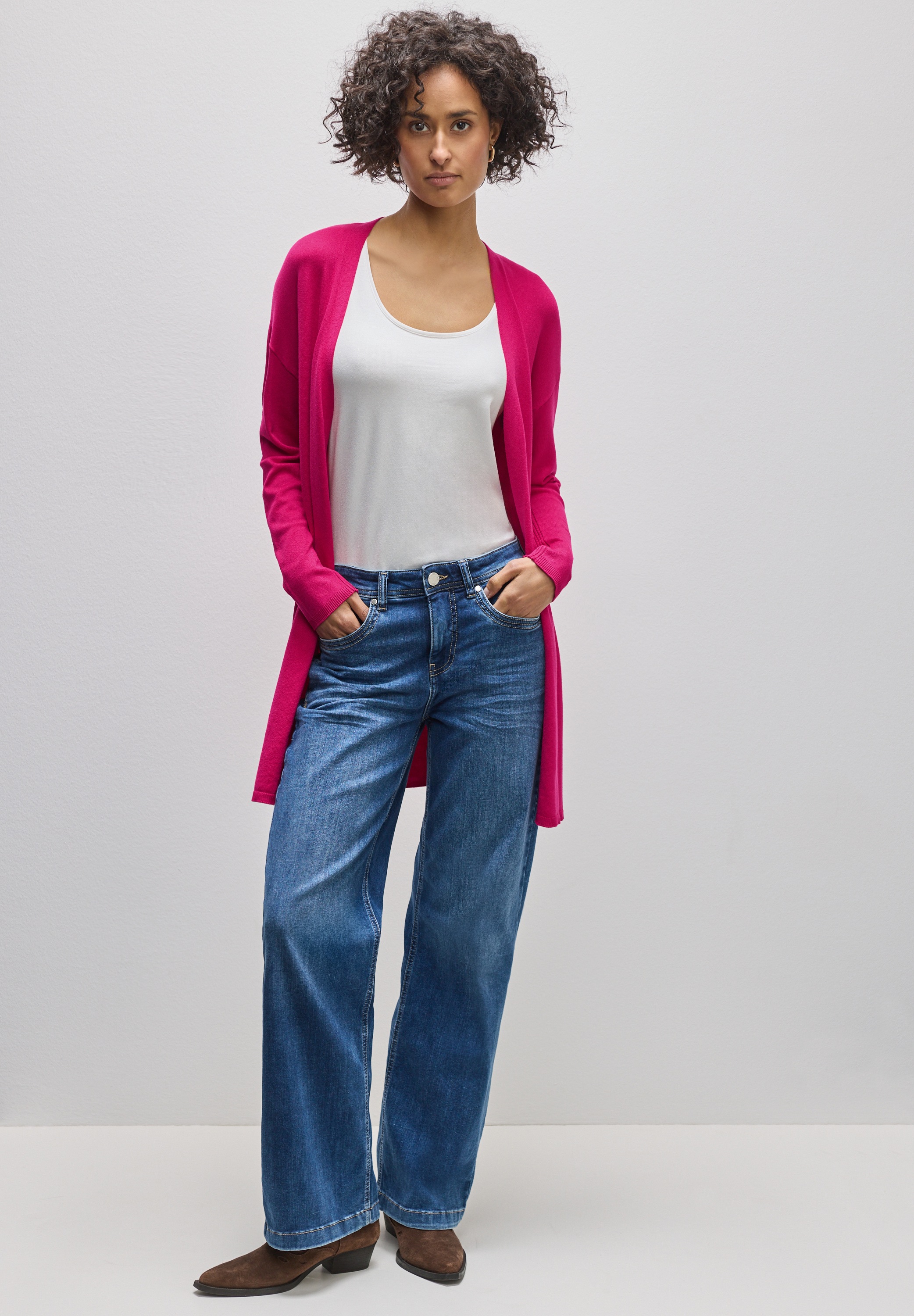 STREET ONE Strickjacke aus softer Viskose