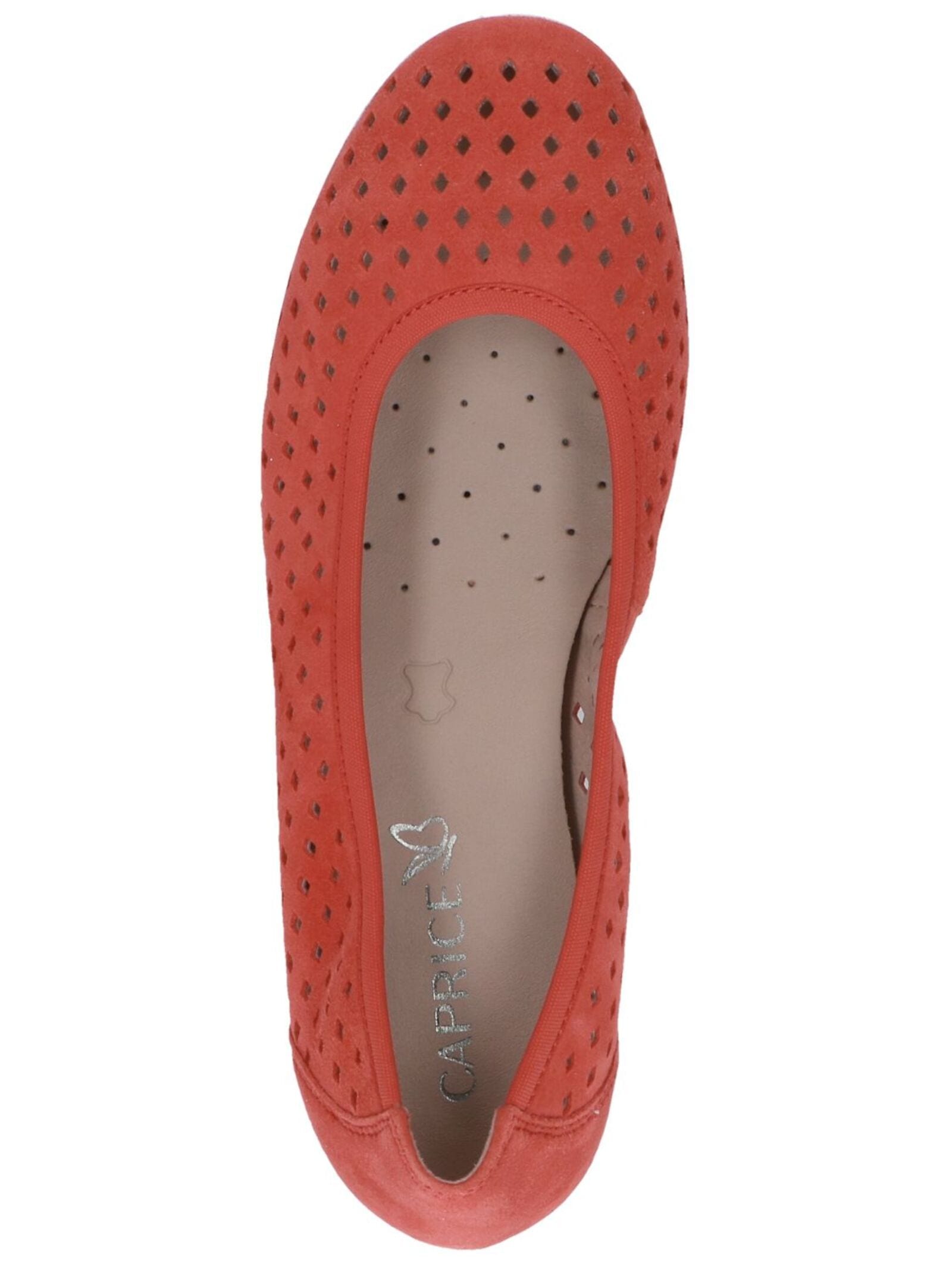 Caprice Ballerina »Caprice Ballerinas Veloursleder«