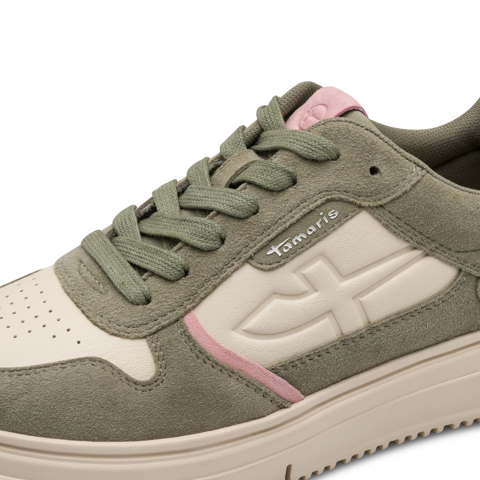 Tamaris Plateausneaker, Trendsneaker, Freizeitschuh, Schnürschuh im coolen Basket-Style