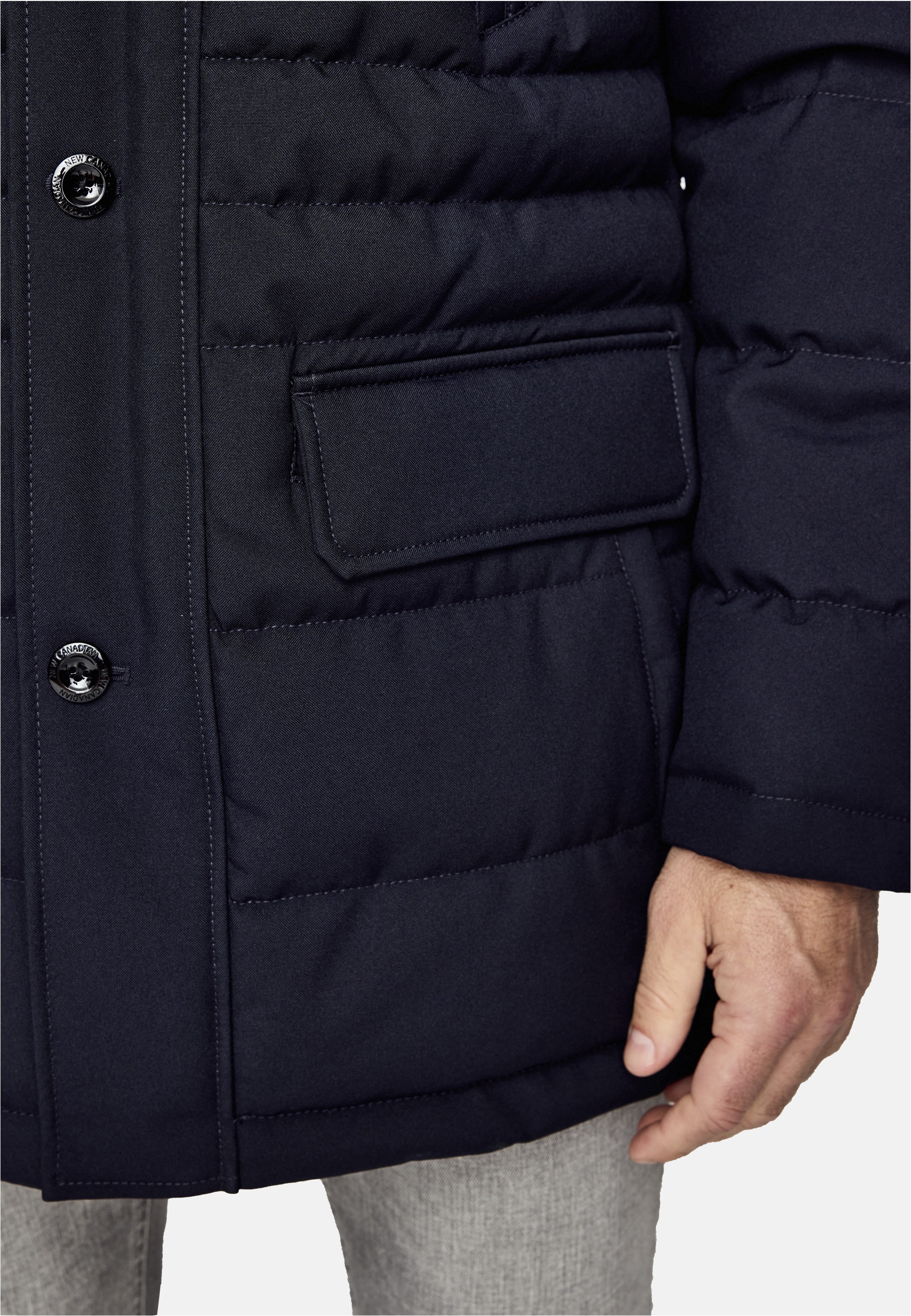 New Canadian Parka, mit Fleece-Einsatz am Innenkragen