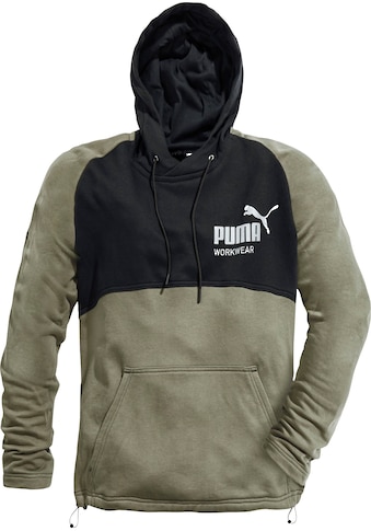 PUMA Workwear Hoodie »CHAMP« Workwear oliv-carbon