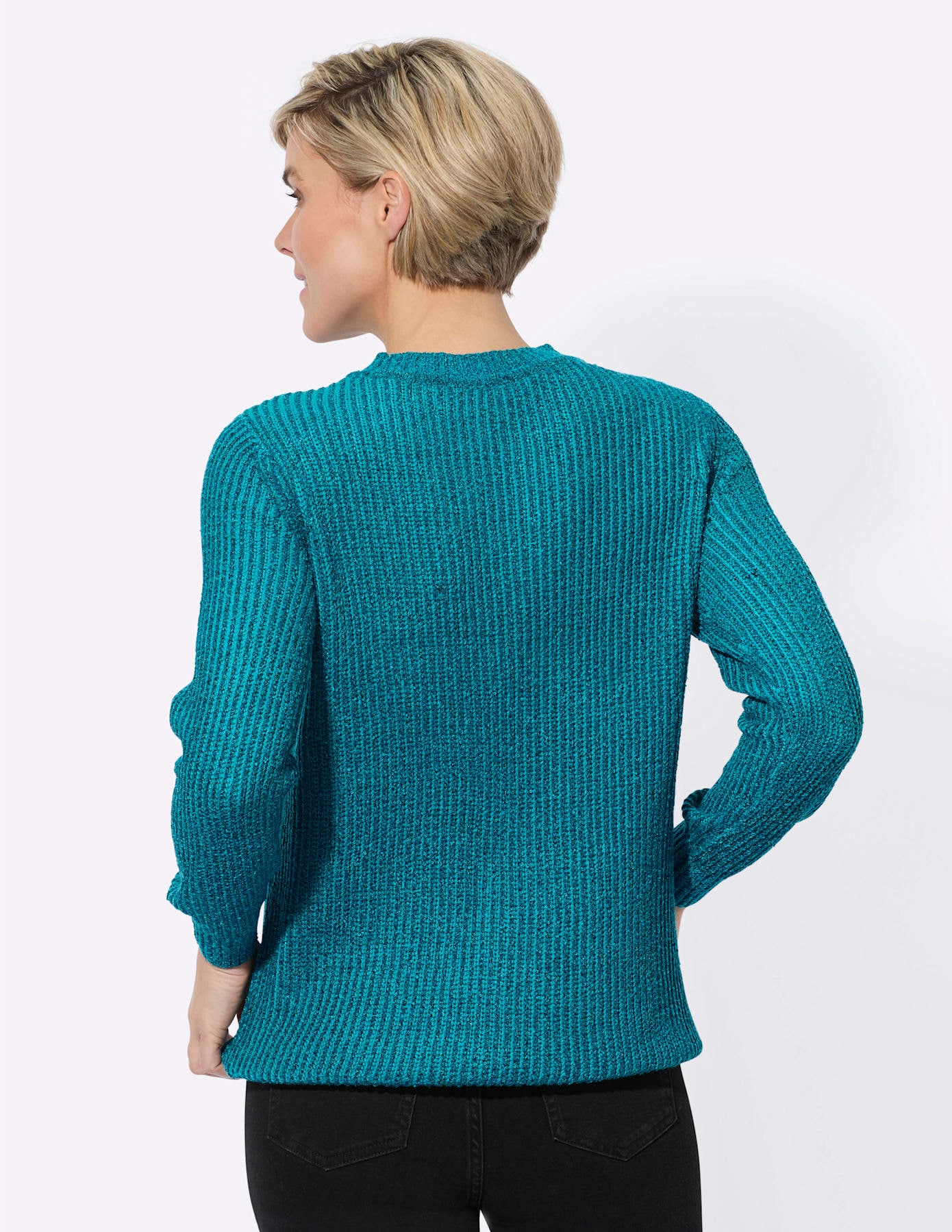 Classic Basics Rundhalspullover »Bouclé-Pullover«