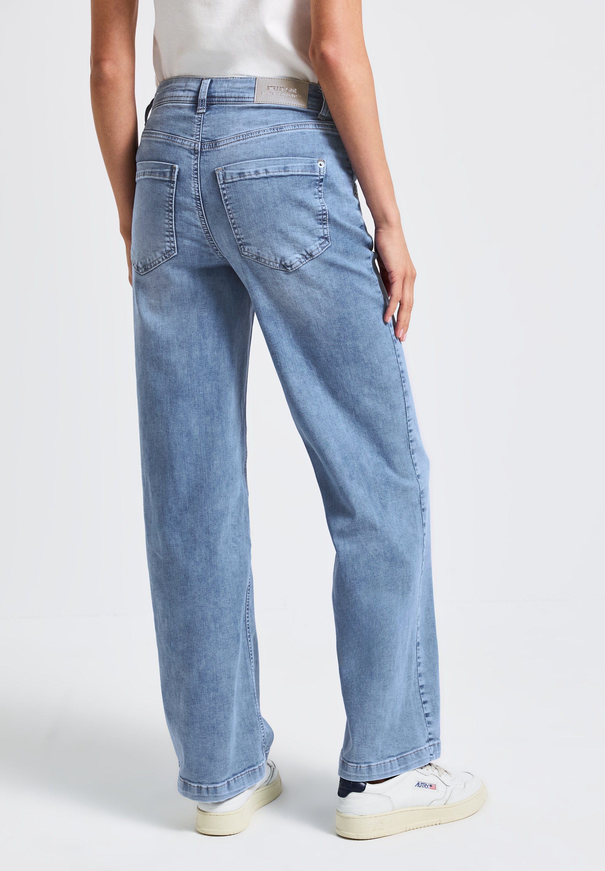 STREET ONE Loose-fit-Jeans, High Waist günstig online kaufen
