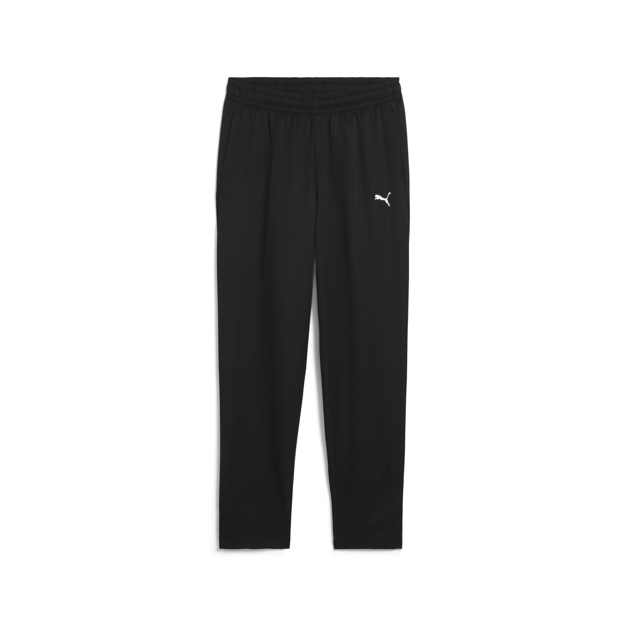 PUMA Kinder Sporthose "Train All Day Essentials Tapered Gewebte Hose Jungen", schwarz, Gr. 164, unifarben, Obermaterial: 100% Polyester.