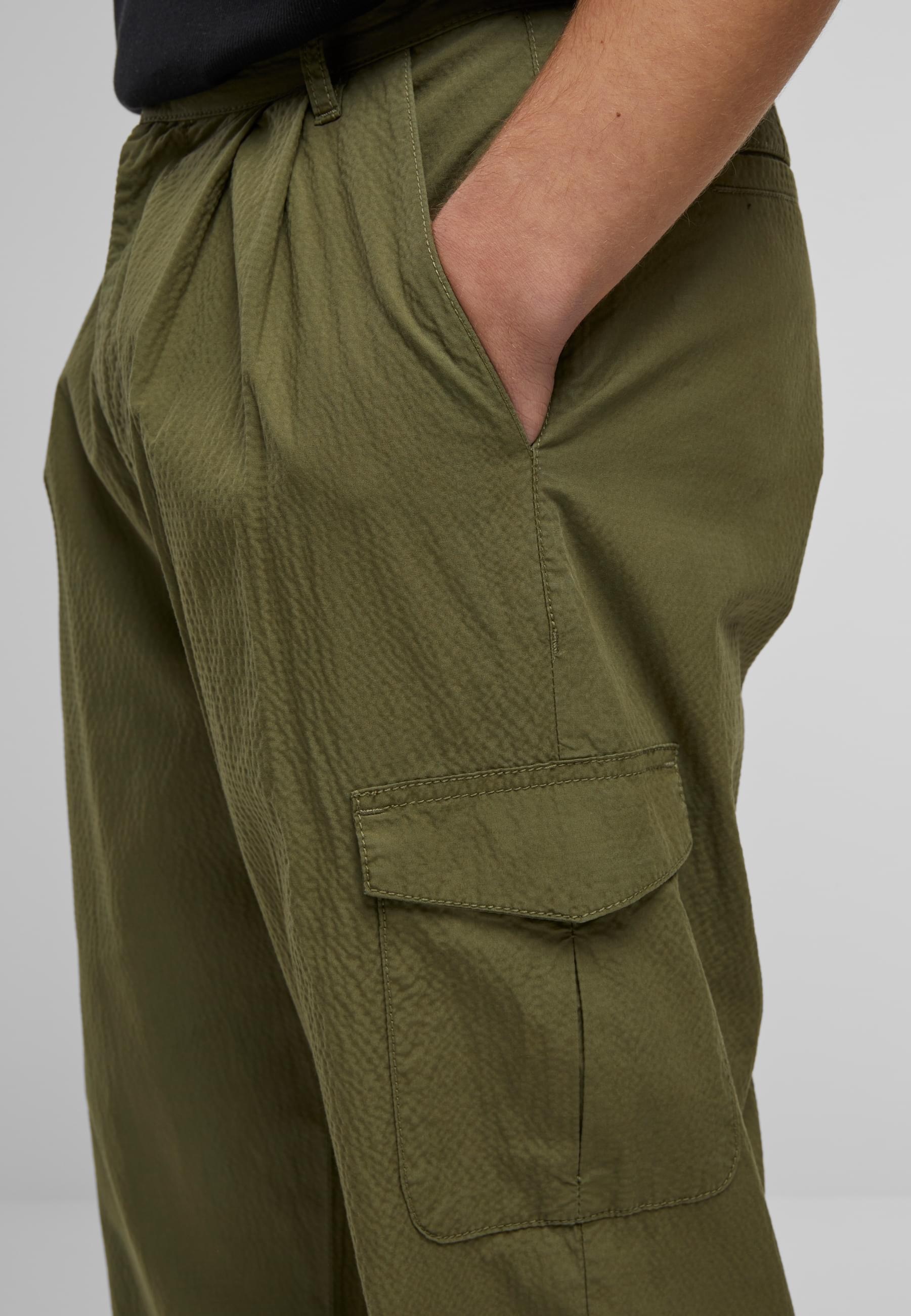 URBAN CLASSICS Cargohose »Urban Classics Wide Pleated Cargo Pants«, (1 tlg.)