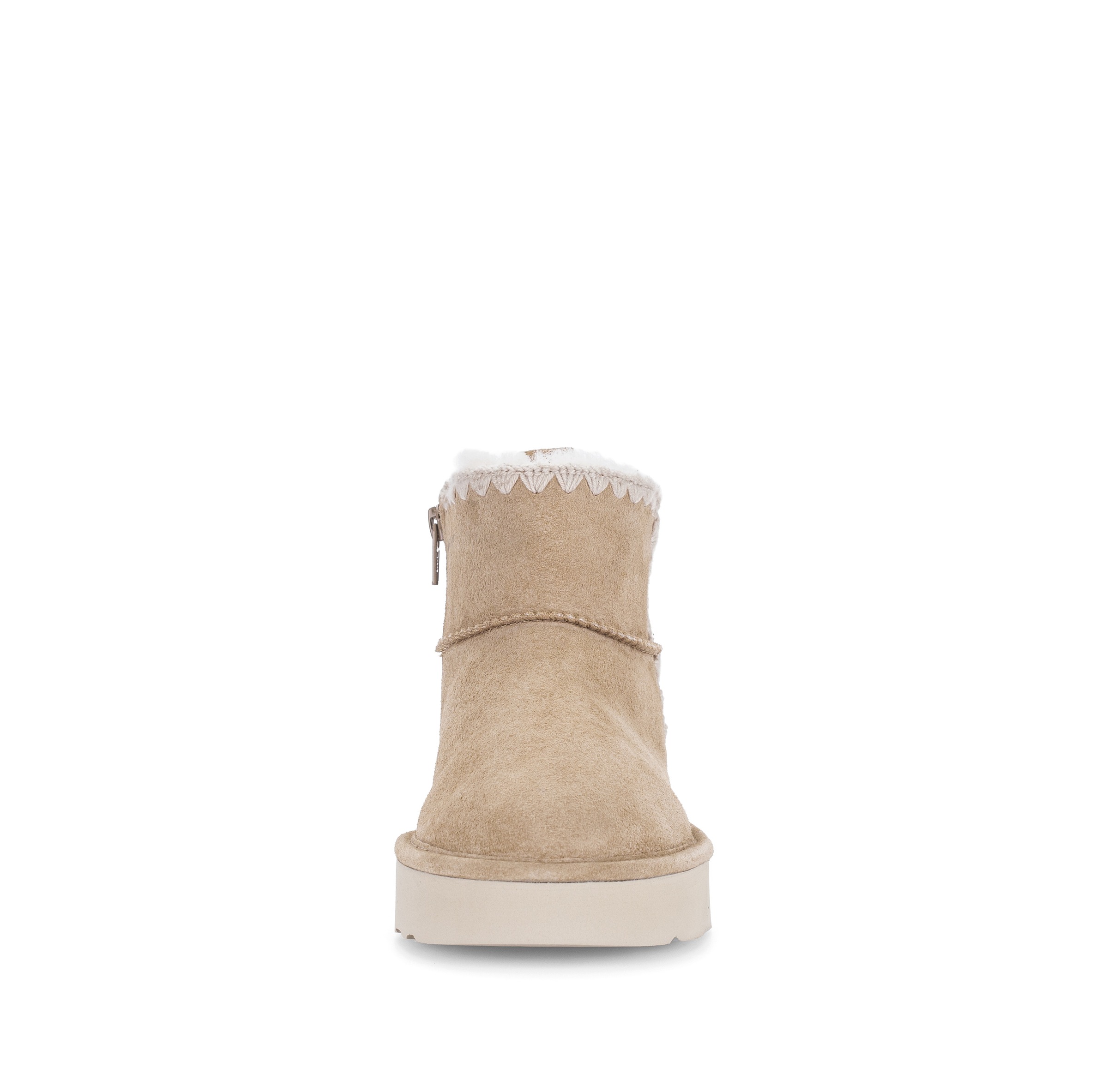 Gabor Winterboots  Plateau, Stiefelette mit Häkelappliaktion, Weite G (= weit)