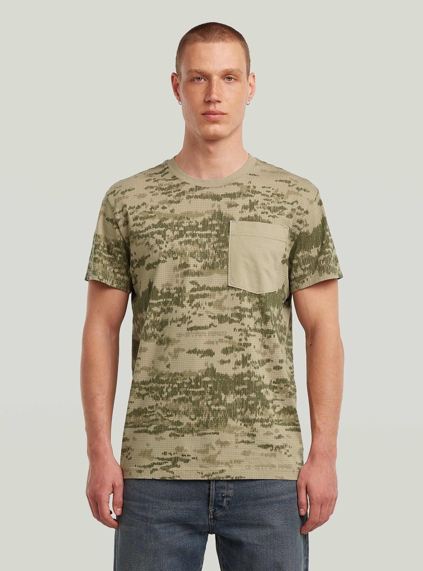 G-STAR T-Shirt "Camo Pocket T-Shirt" günstig online kaufen