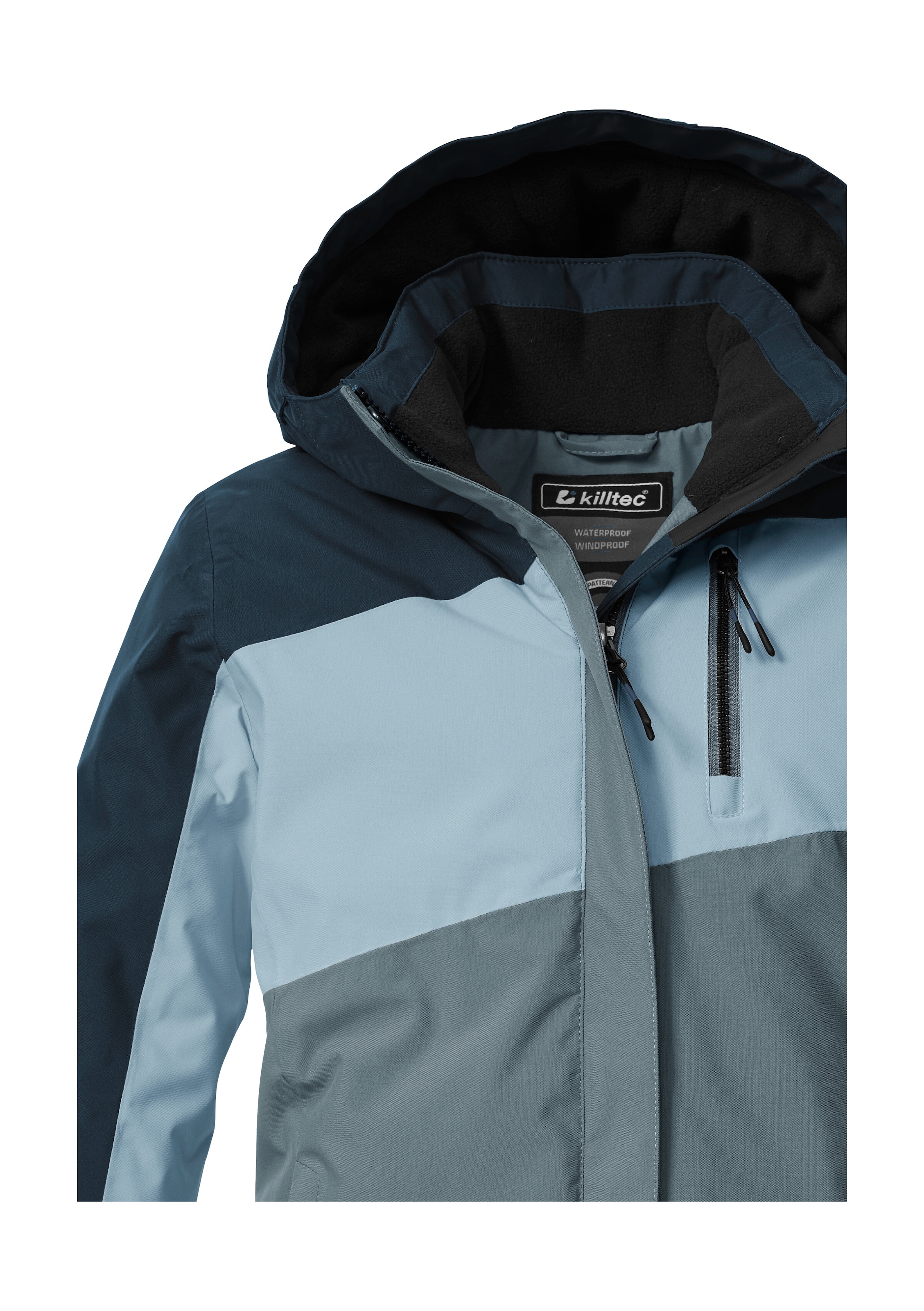 Killtec Funktionsjacke »KOW 218 GRLS JCKT«, Winddichte, wasserdichte Kinderjacke mit verstellbarer Kapuze