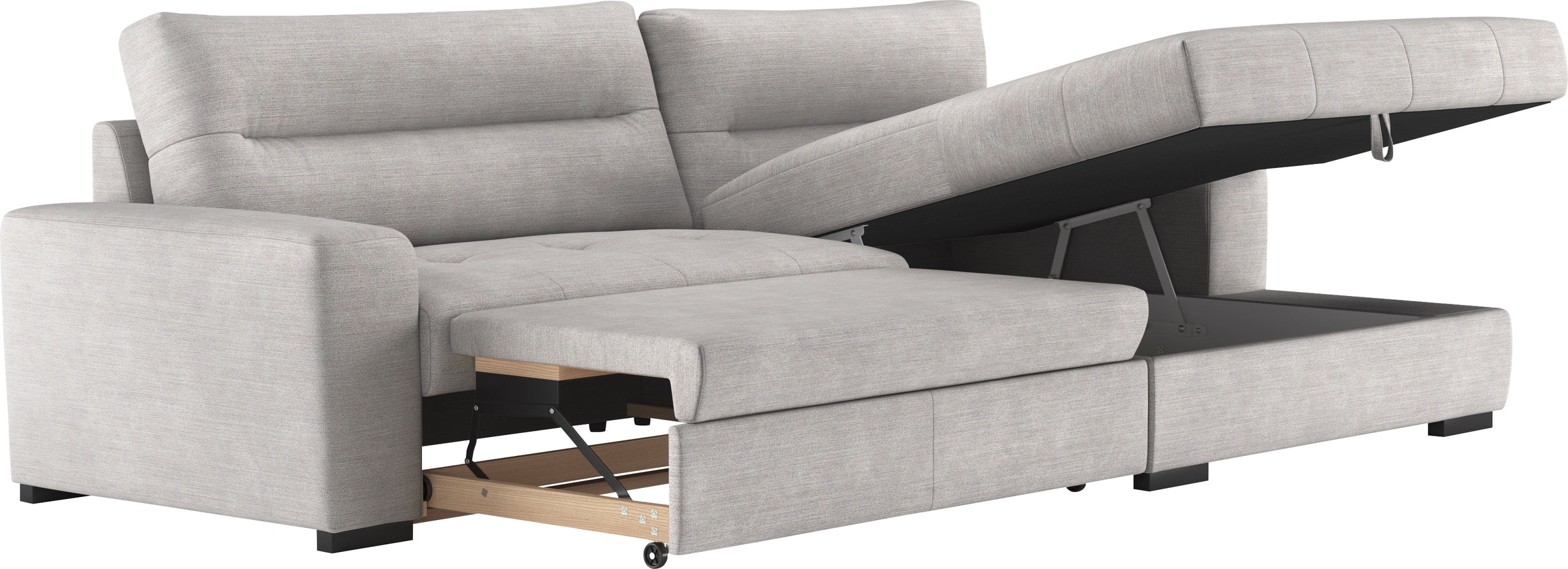 COTTA Ecksofa »Cappa L-Form«, wahlweise mit Bettfunktion & Bettkasten