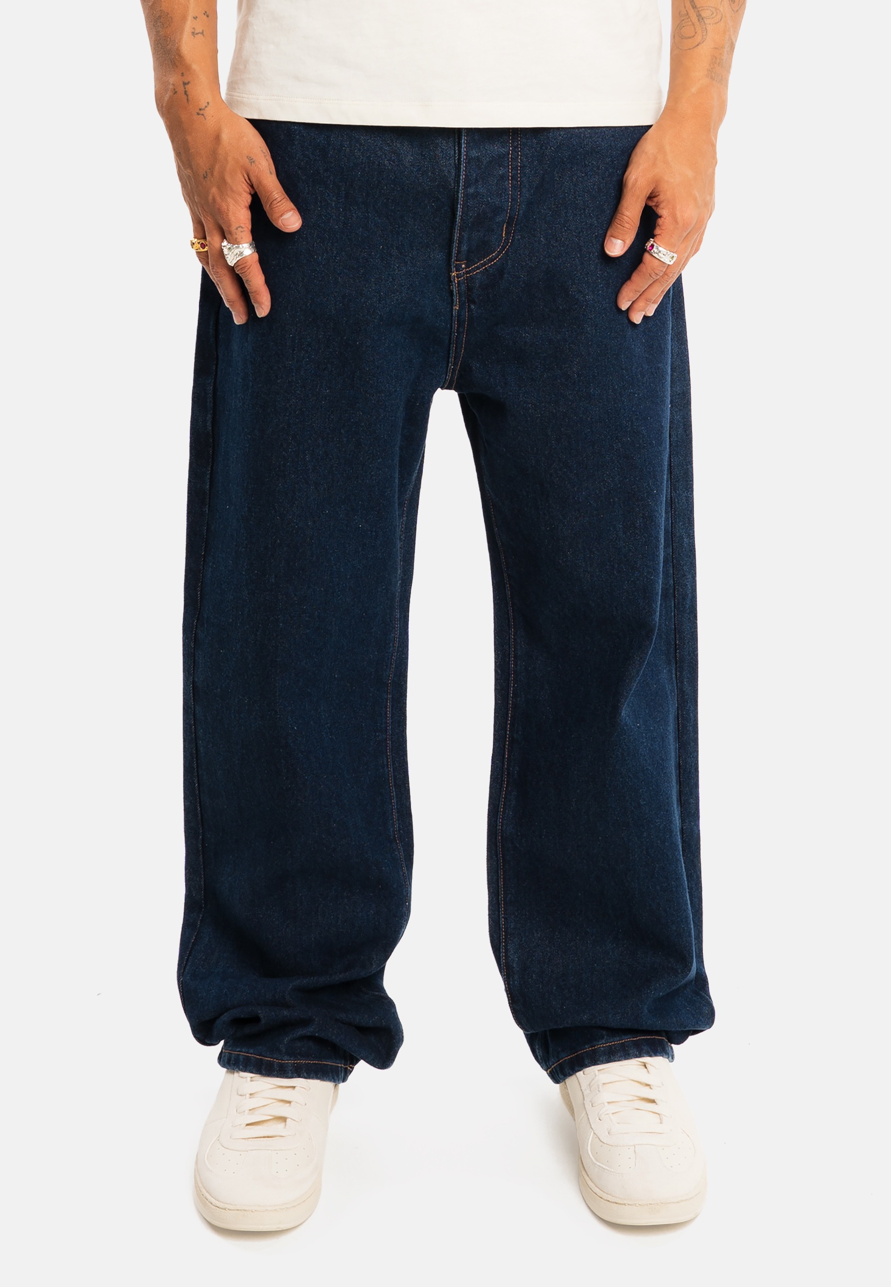 Another Cotton Lab Loose-fit-Jeans »Another Cotton Lab Another Indigo Jeans«