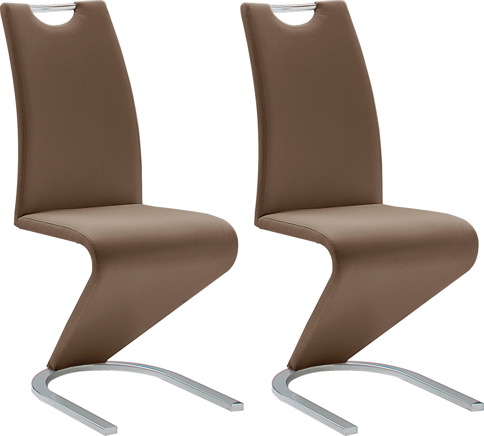 MCA furniture Freischwinger »Amado, TOPSELLER!«, (Set), 2 St., Kunstleder, 2er-, 4er-, 6er-Set, Stuhl belastbar bis 120 Kg
