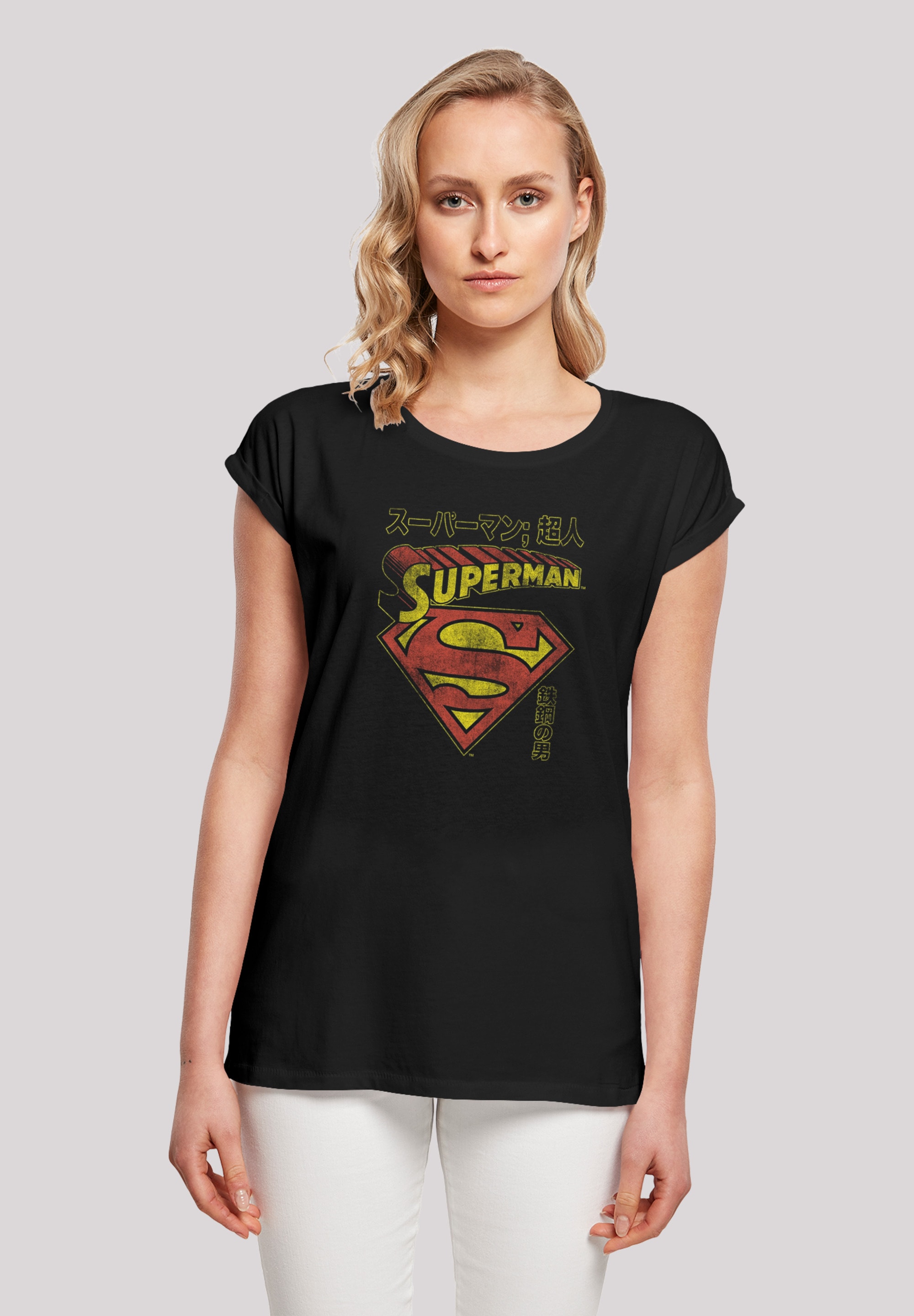 T-Shirt »DC Comics Superman Shield«, Damen,Premium Merch,Regular-Fit,Kurze Ärmel,Bedruckt