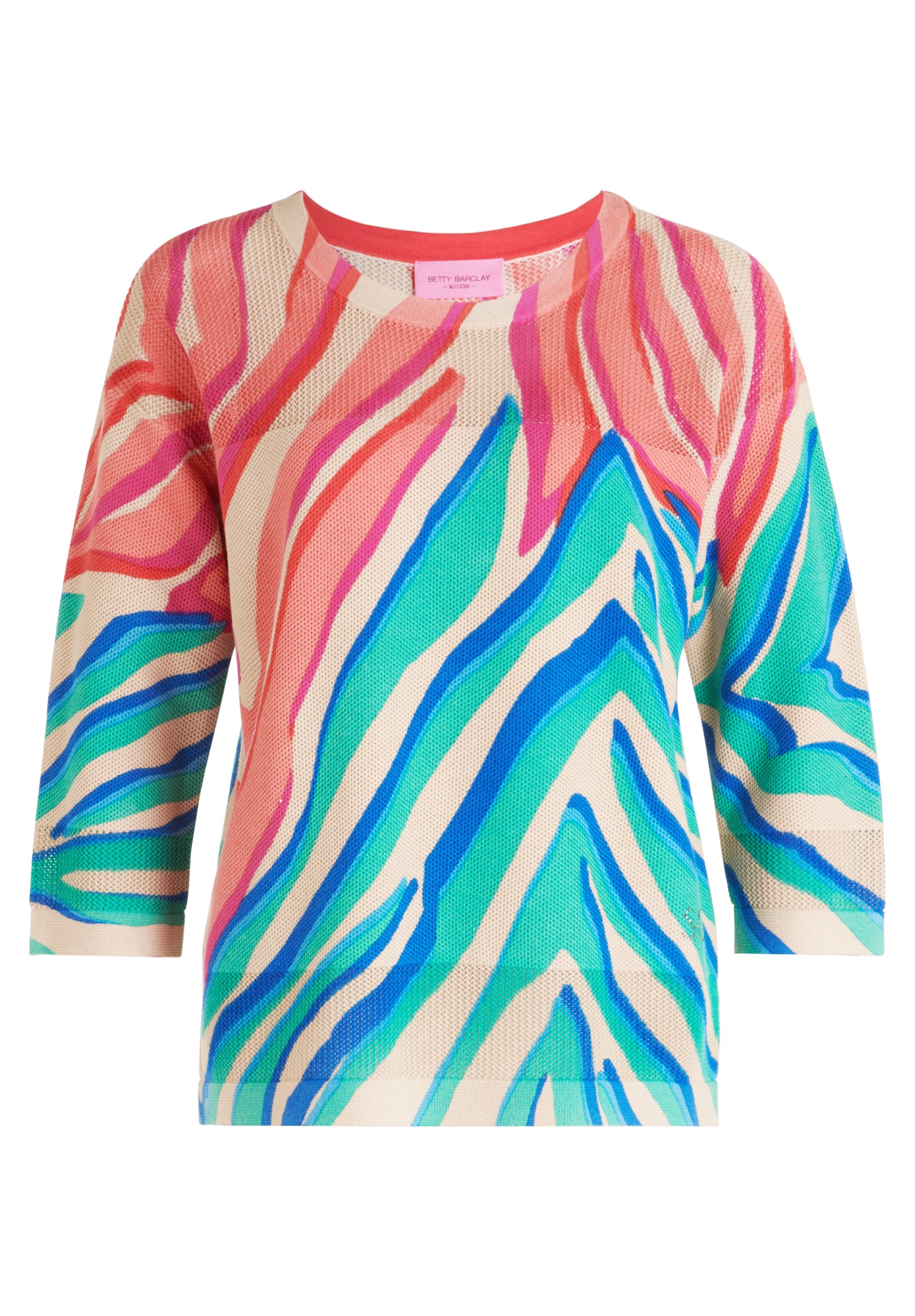 Betty Barclay Strickpullover »Betty Barclay Feinstrickpullover mit Print«, (1 tlg.), Druck