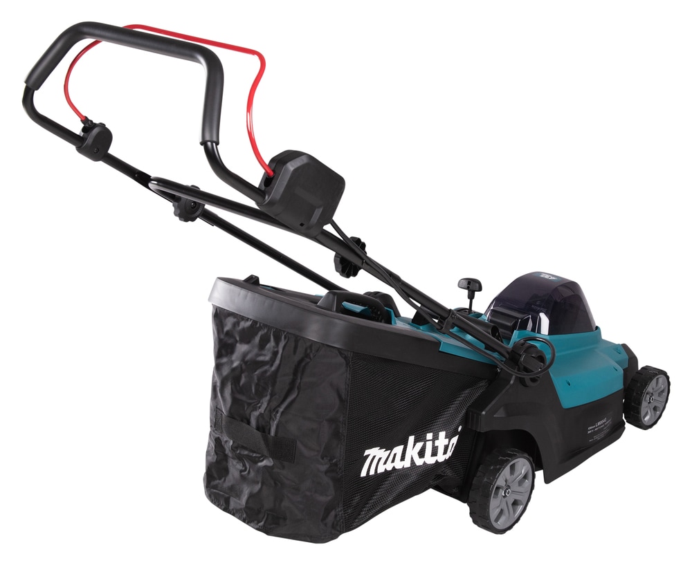 Makita Akkurasenmäher »»LM004GM102« 40V max., 43 cm, 50 l, Inkl. Akku und Ladegerät« leistungsstark, abgasfrei und besonders leise