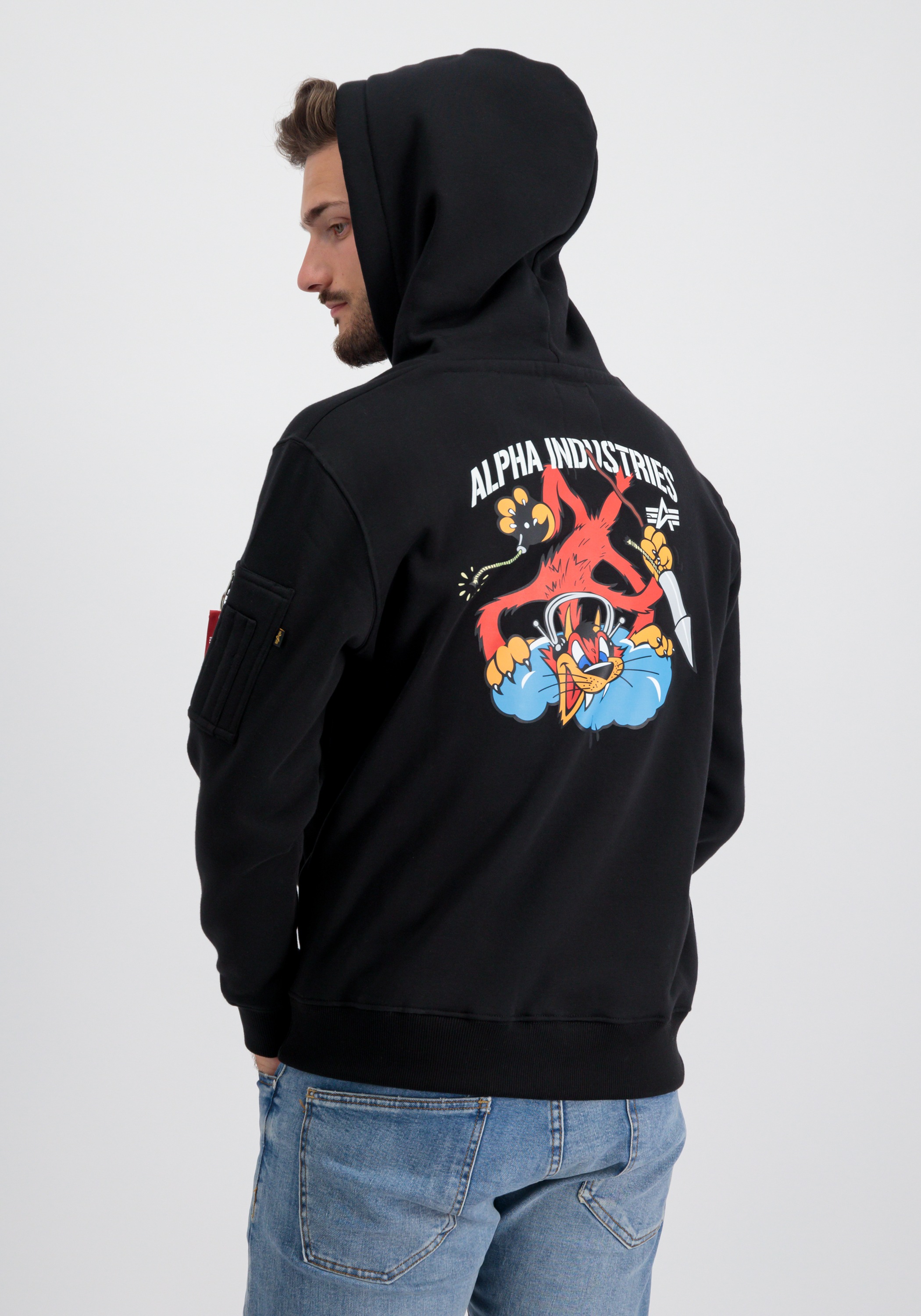 Alpha Industries Hoodie "Fighter Squadron Hoodie" günstig online kaufen