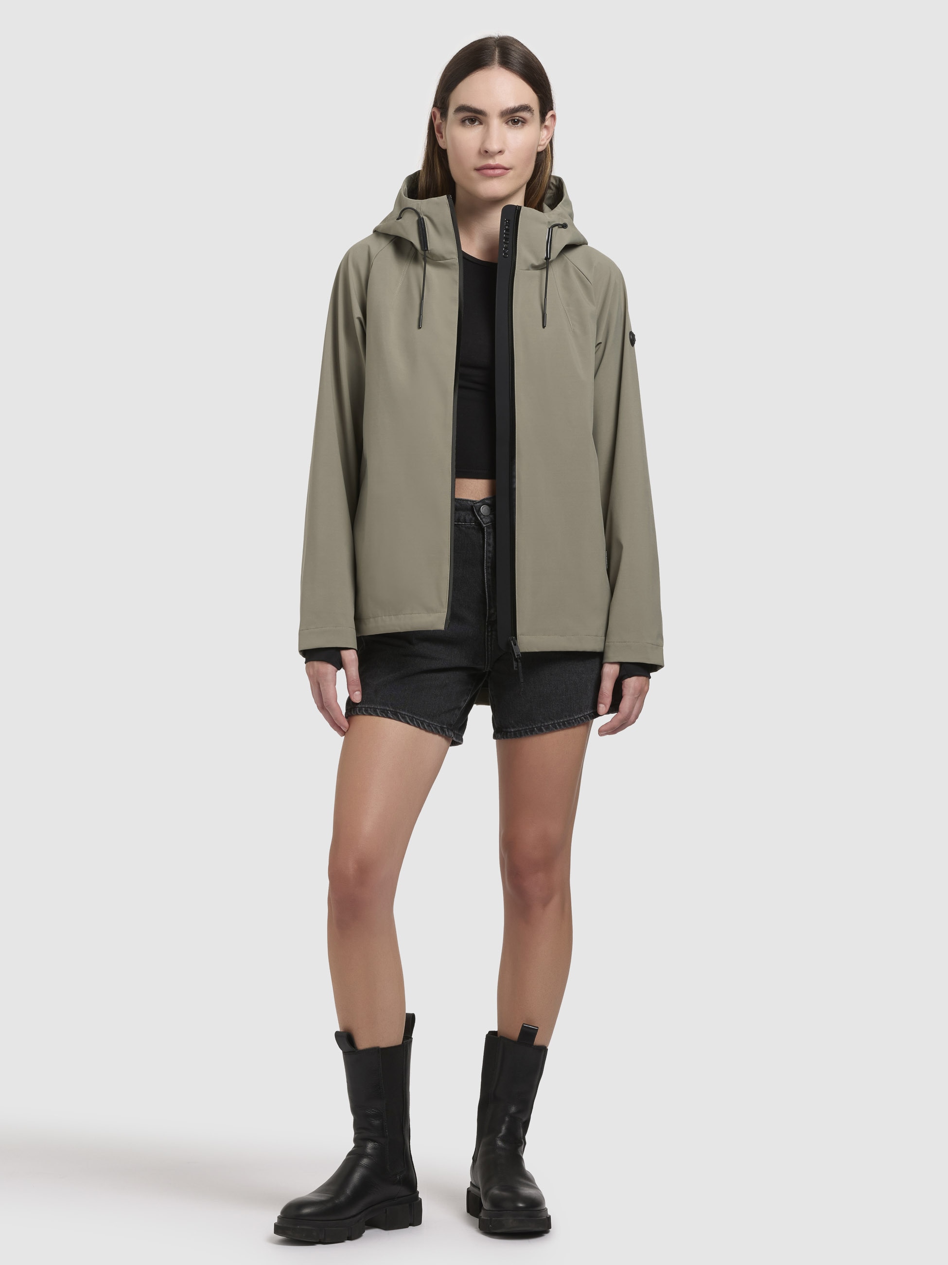 khujo Anorak »WOOM«, mit Kapuze