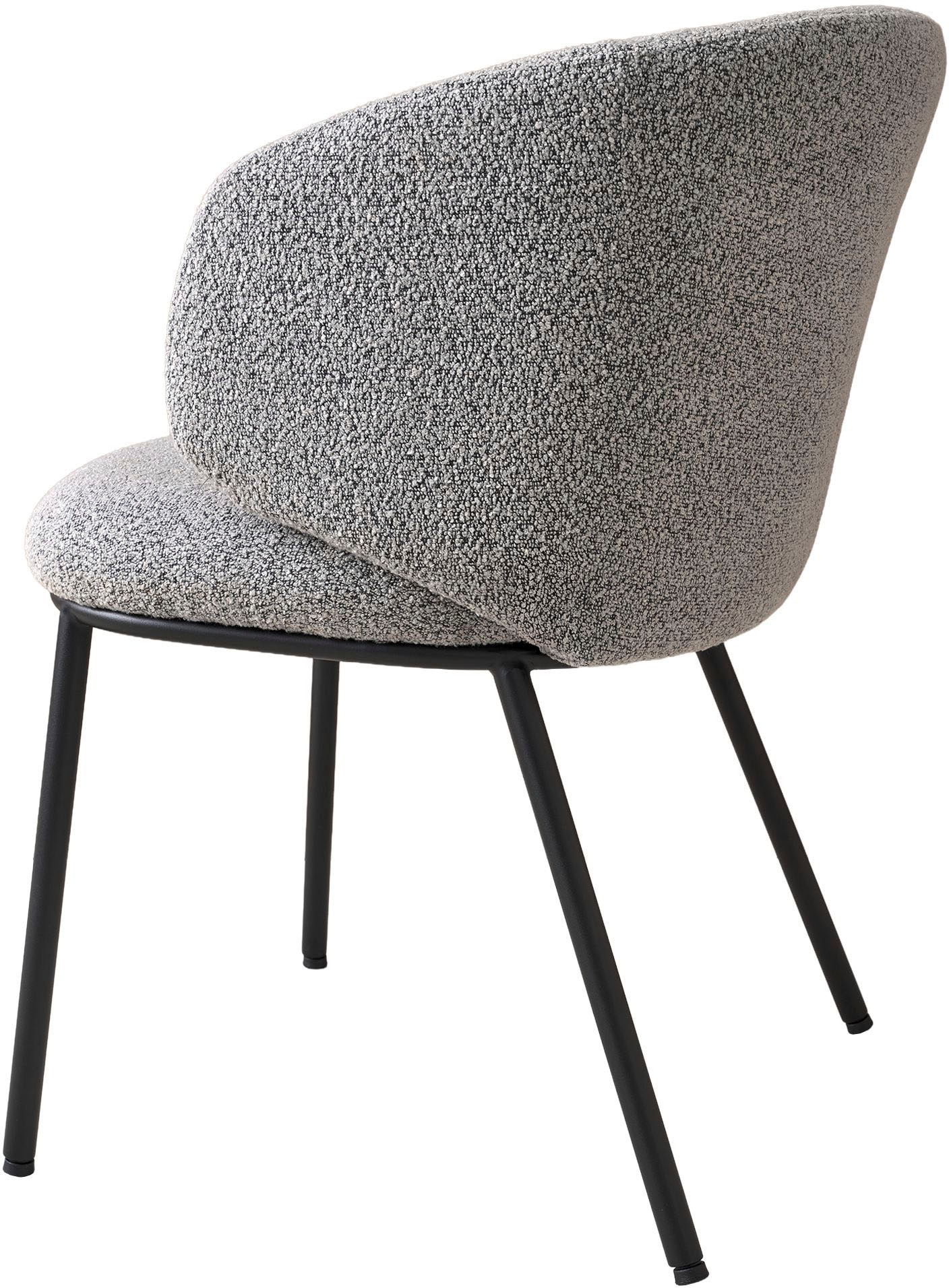 SCHÖNER WOHNEN-Kollektion Esszimmerstuhl »SUNJA« () 1 Stk.Bezug Bouclé, Untergestell Metall pulverbeschichtet