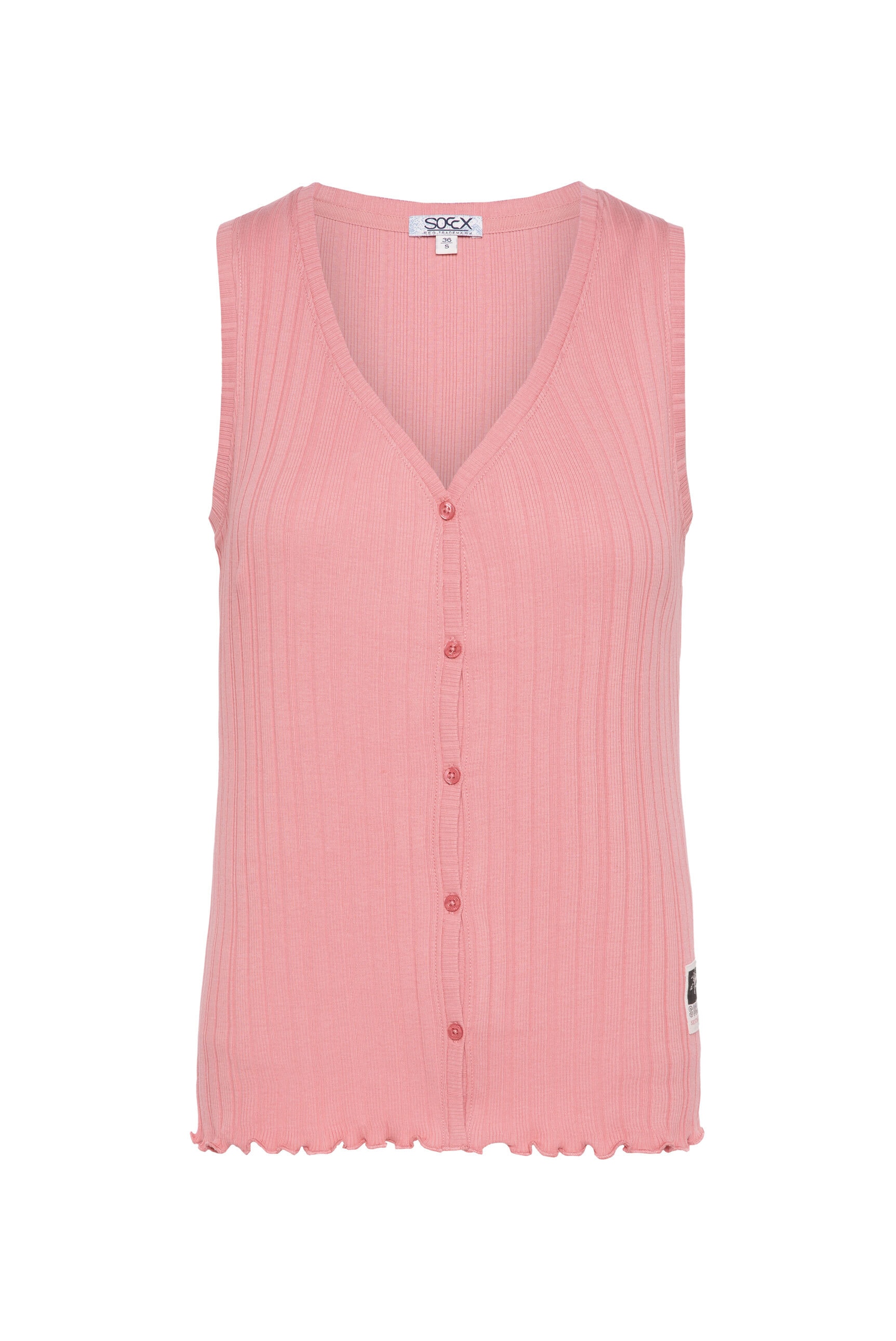 SOCCX V-Shirt, aus Baumwolle