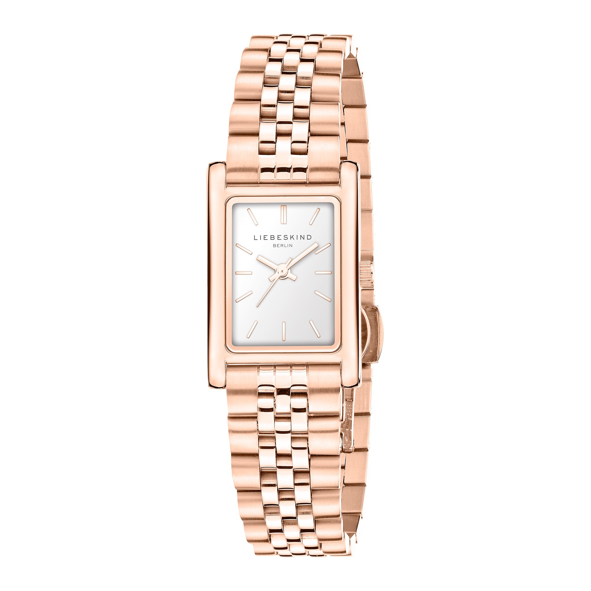 Liebeskind Berlin Quarzuhr »Classic Square«, Armbanduhr, Damenuhr, Edelstahlarmband, analog