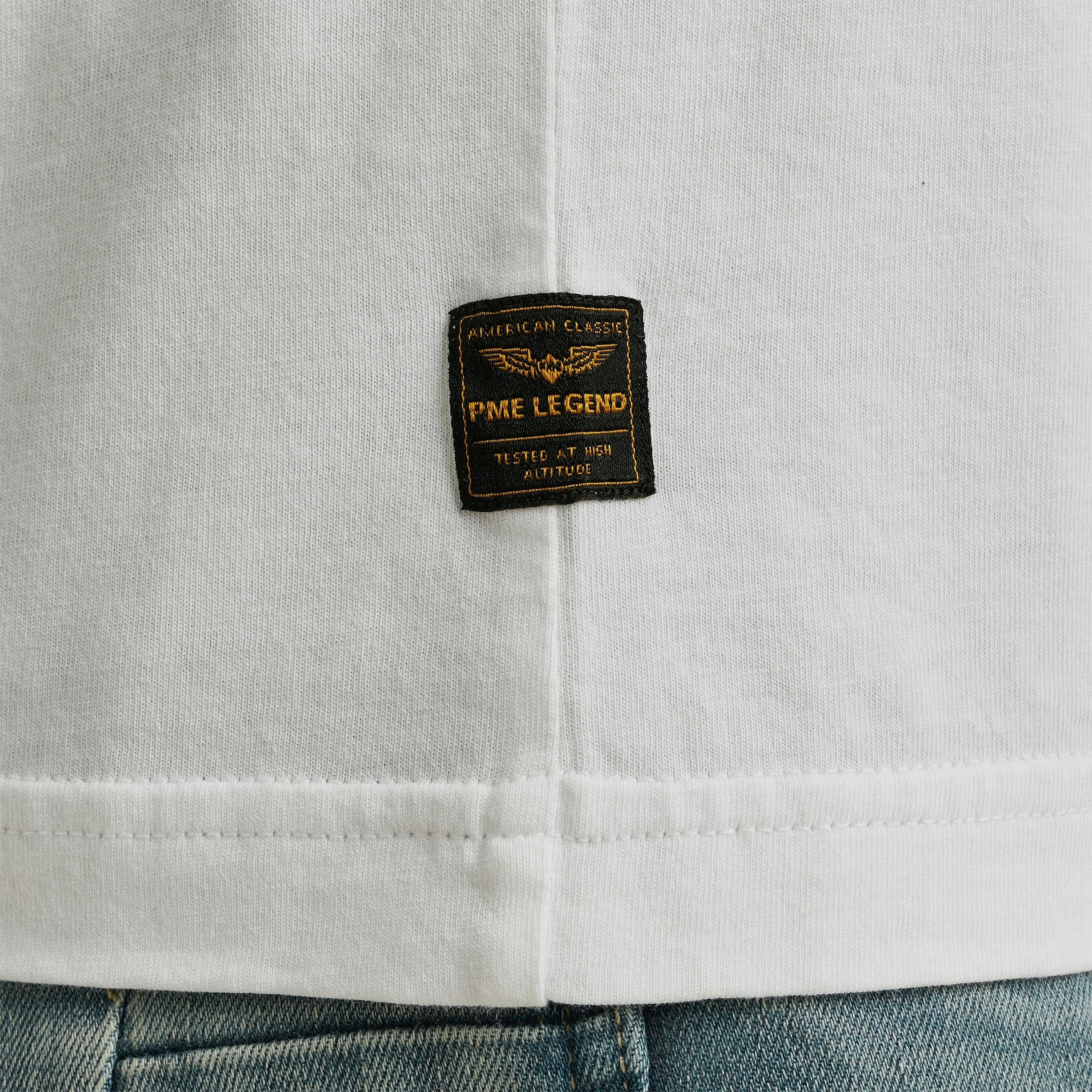 PME LEGEND T-Shirt »Short sleeve r-neck single jersey play«, mit Logo Print