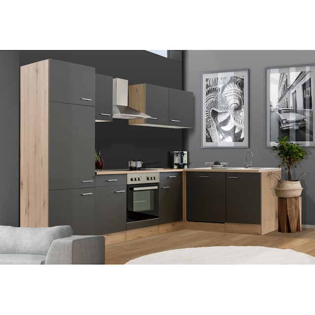 Flex-Well Winkelküche »Morena«, mit E-Geräten, Gesamtbreite 280 x 170 cm  bestellen | BAUR