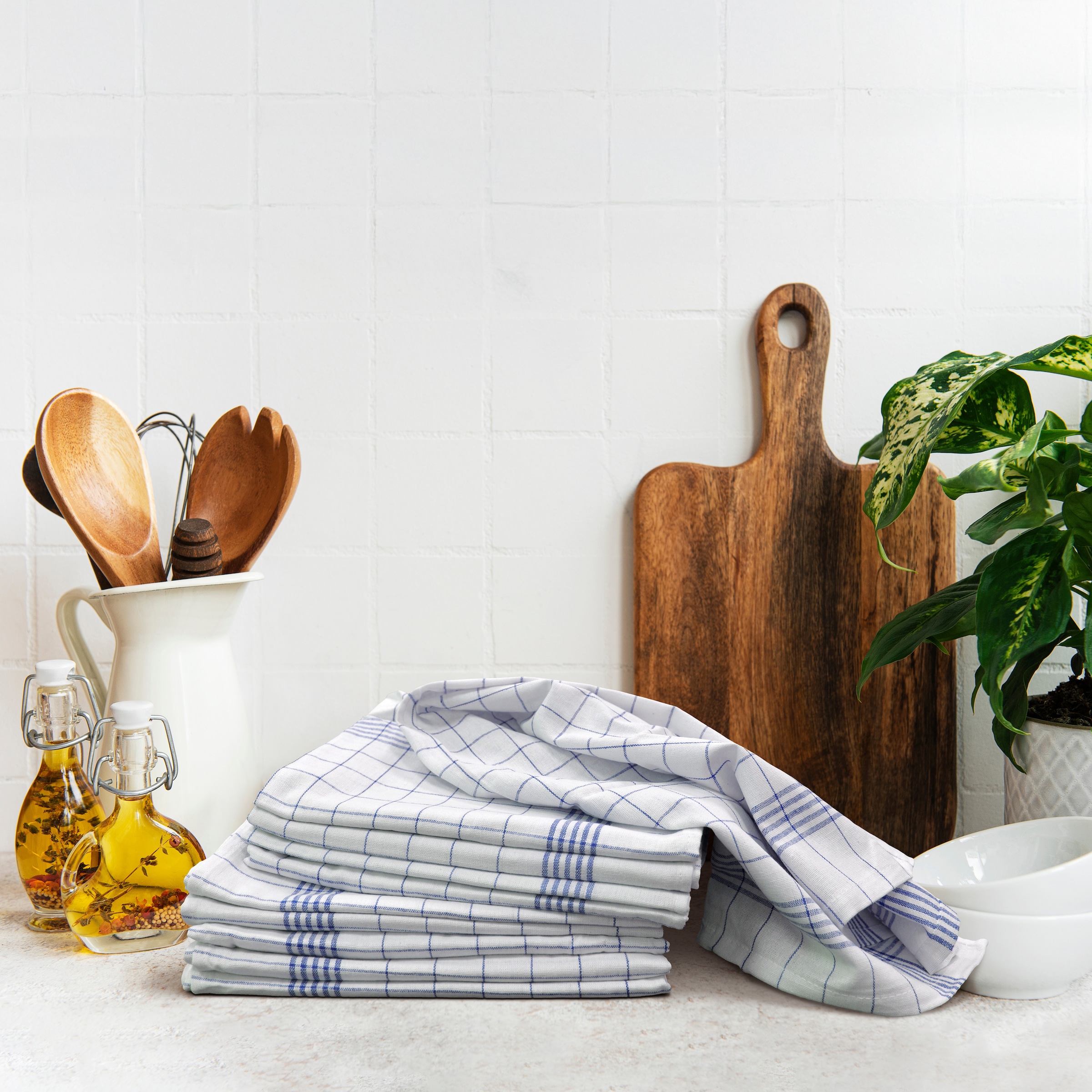 OTTO home Geschirrtuch »Klarissa«, (Packung, 10 tlg., 10 Geschirrtücher 50 x 70 cm)