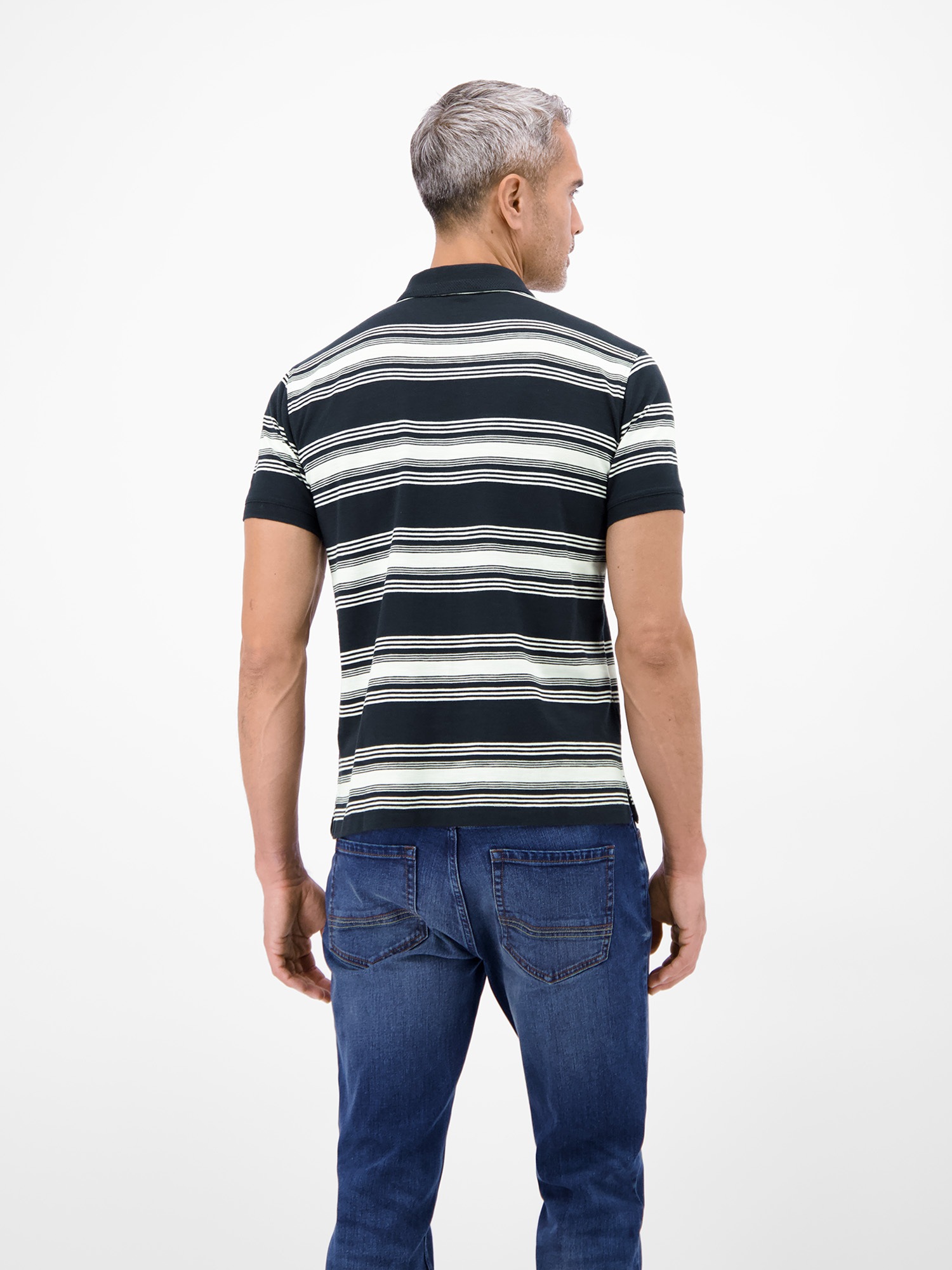 LERROS Poloshirt "Gestreiftes Poloshirt aus 100% Baumwolle" günstig online kaufen