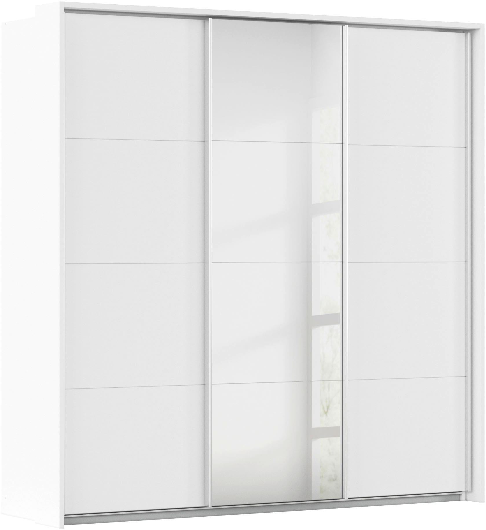 OTTO home Kleiderschrank "Mehrzweckschrank Aktenschrank Möbel Mietswohnung Schlafzimmer CORTONA" erhältlich in Breite 211/278/323/368 cm, Höhe: 214/233 cm, inkl. Passepartout und Zubehör, optionale Beleuchtung MADE IN GERMANY